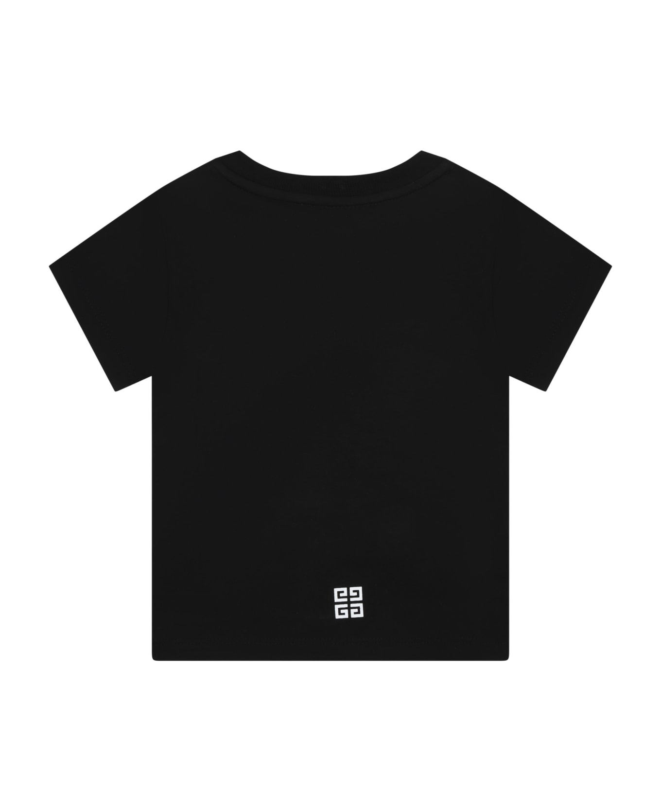Givenchy Black T-shirt For Baby Boy With Logo - Nero