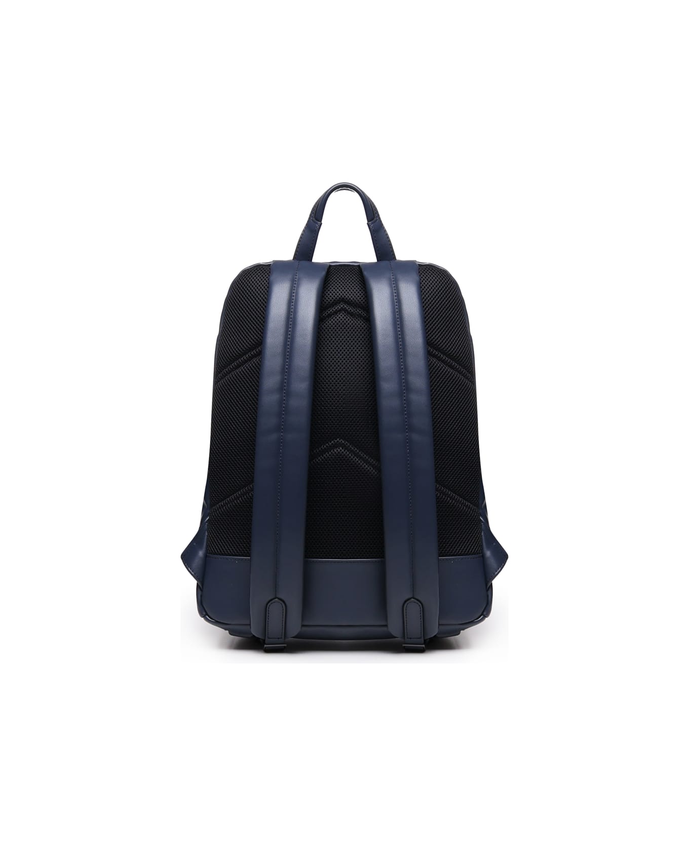 Calvin Klein Faux Leather Backpack - Blu navy