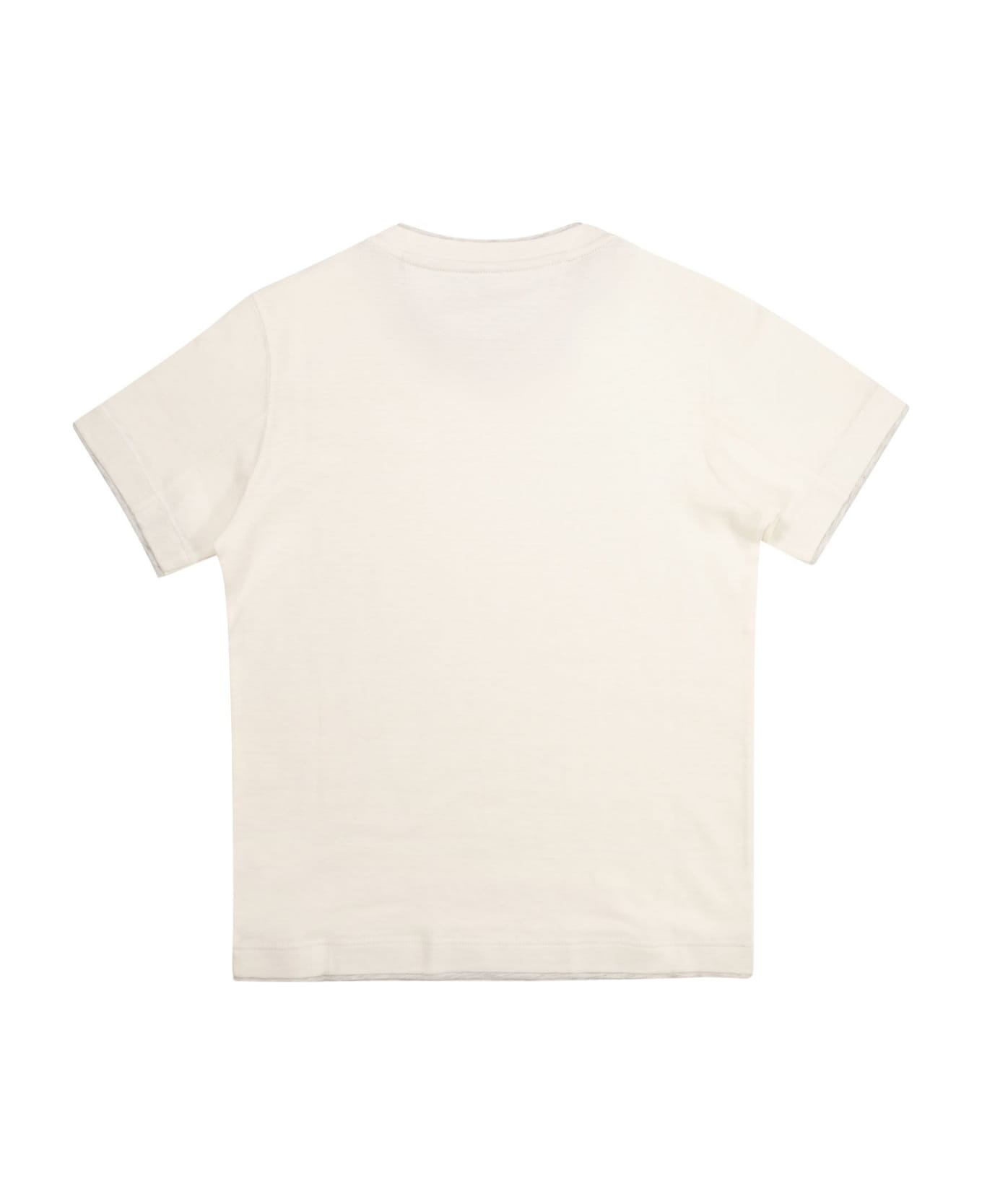 Brunello Cucinelli Linen And Cotton Jersey T-shirt - White
