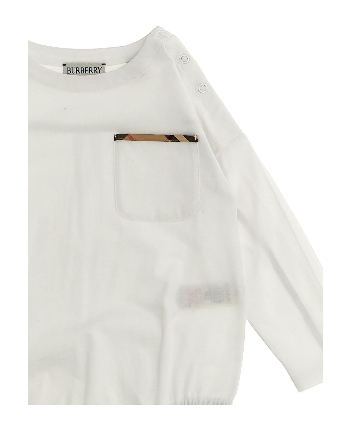 Burberry 'arden' Bodysuit - White ボディスーツ＆セットアップ