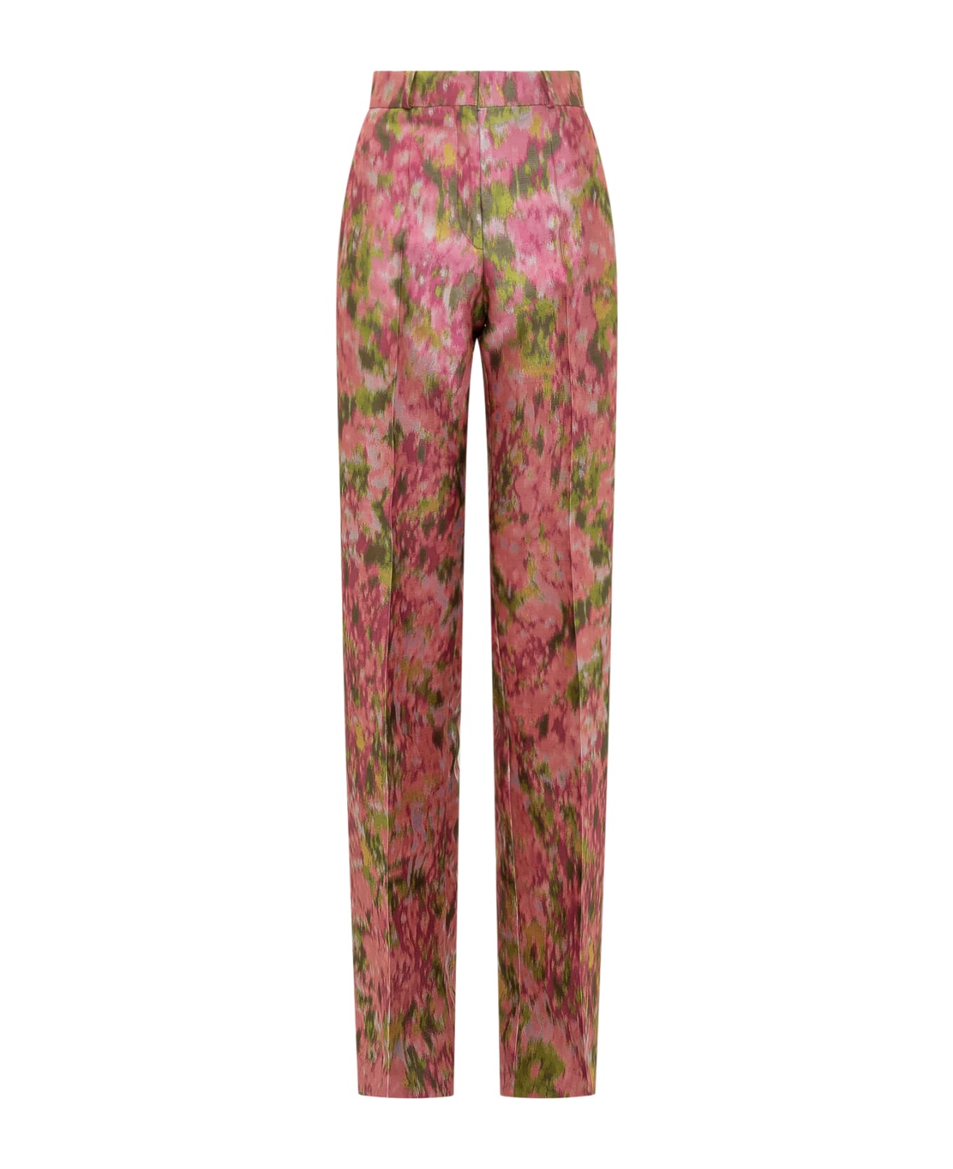 Del Core Cigarette Trousers Aus - PINK/GREEN