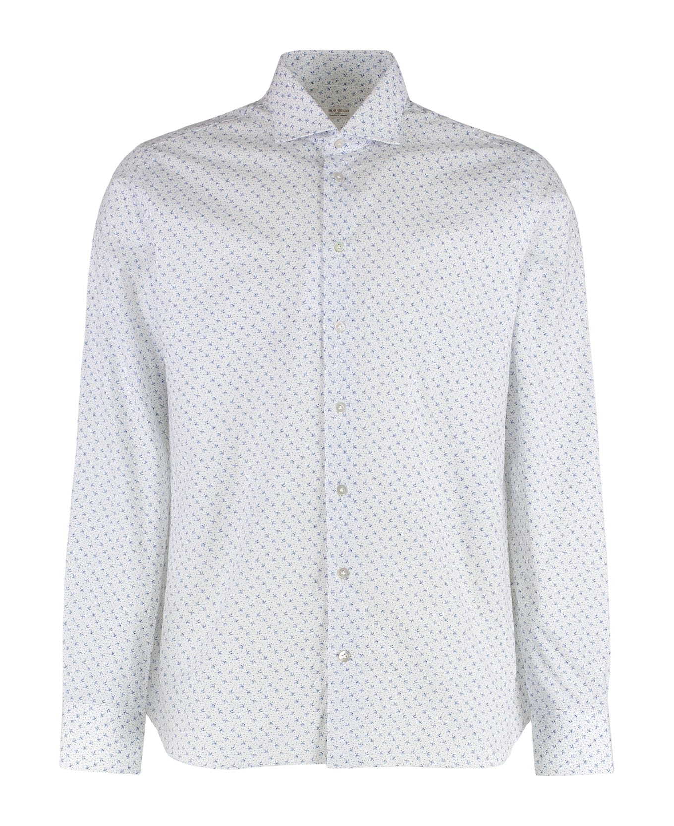 Borriello Napoli Printed Cotton Shirt - White