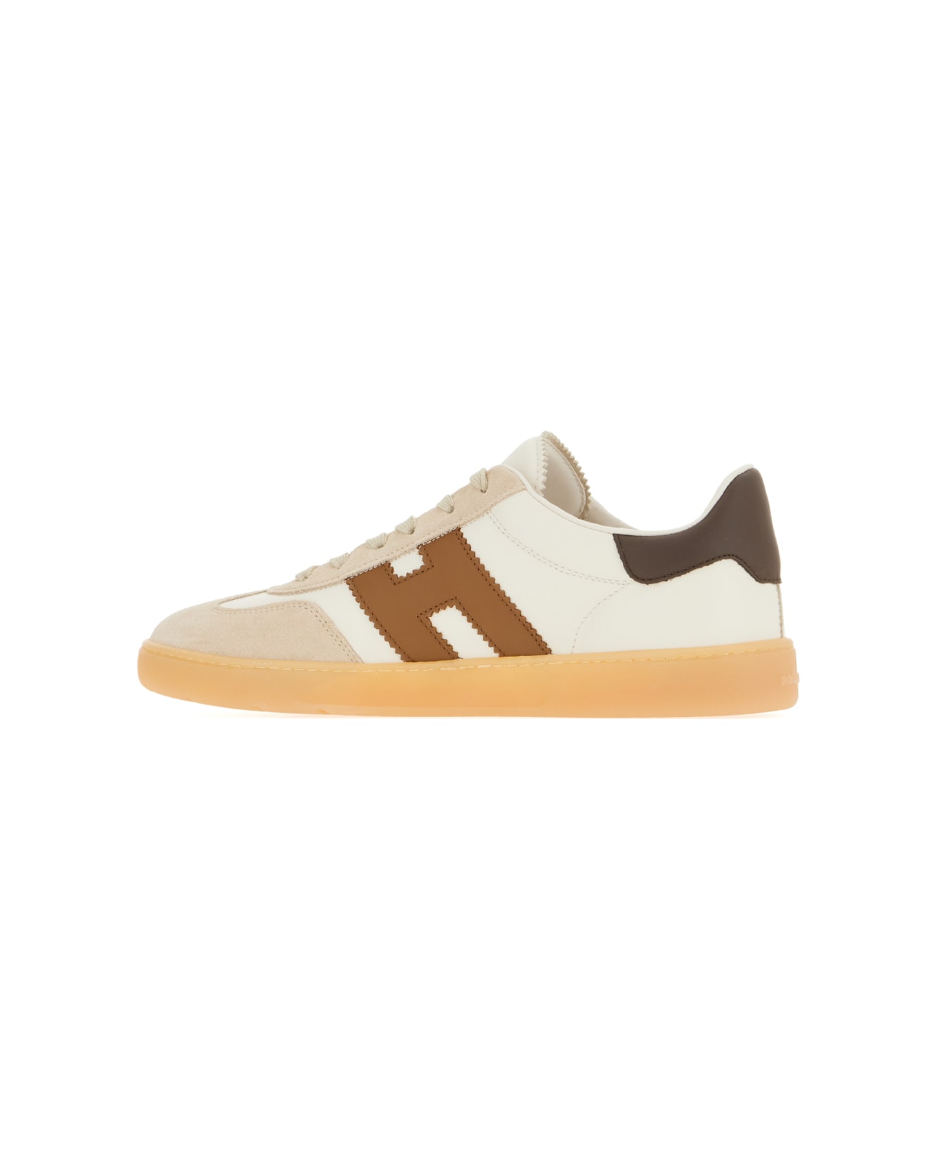 Hogan Multicolor Leather Cool Sneakers - BEIGE BROWN