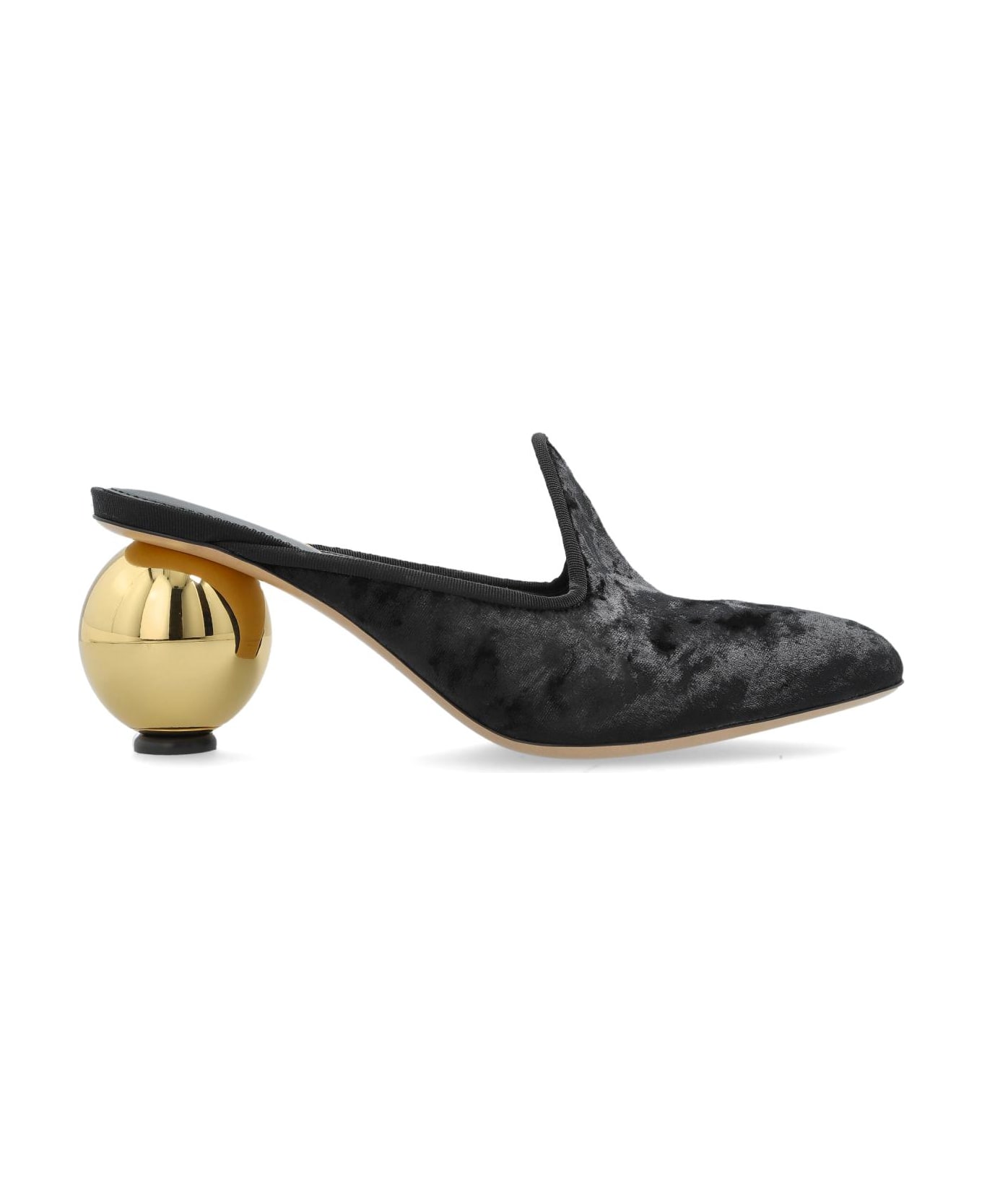 Ferragamo Heeled Mules 
tasha
 - Black