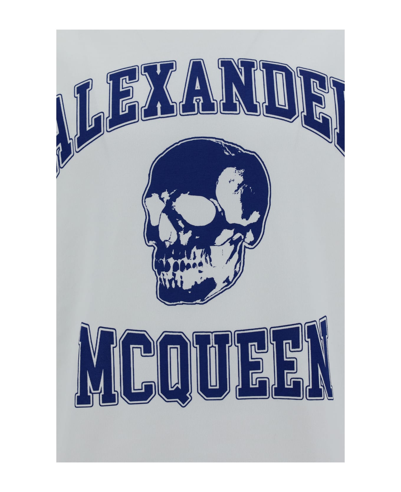 Alexander McQueen T-shirt - White/indigo シャツ