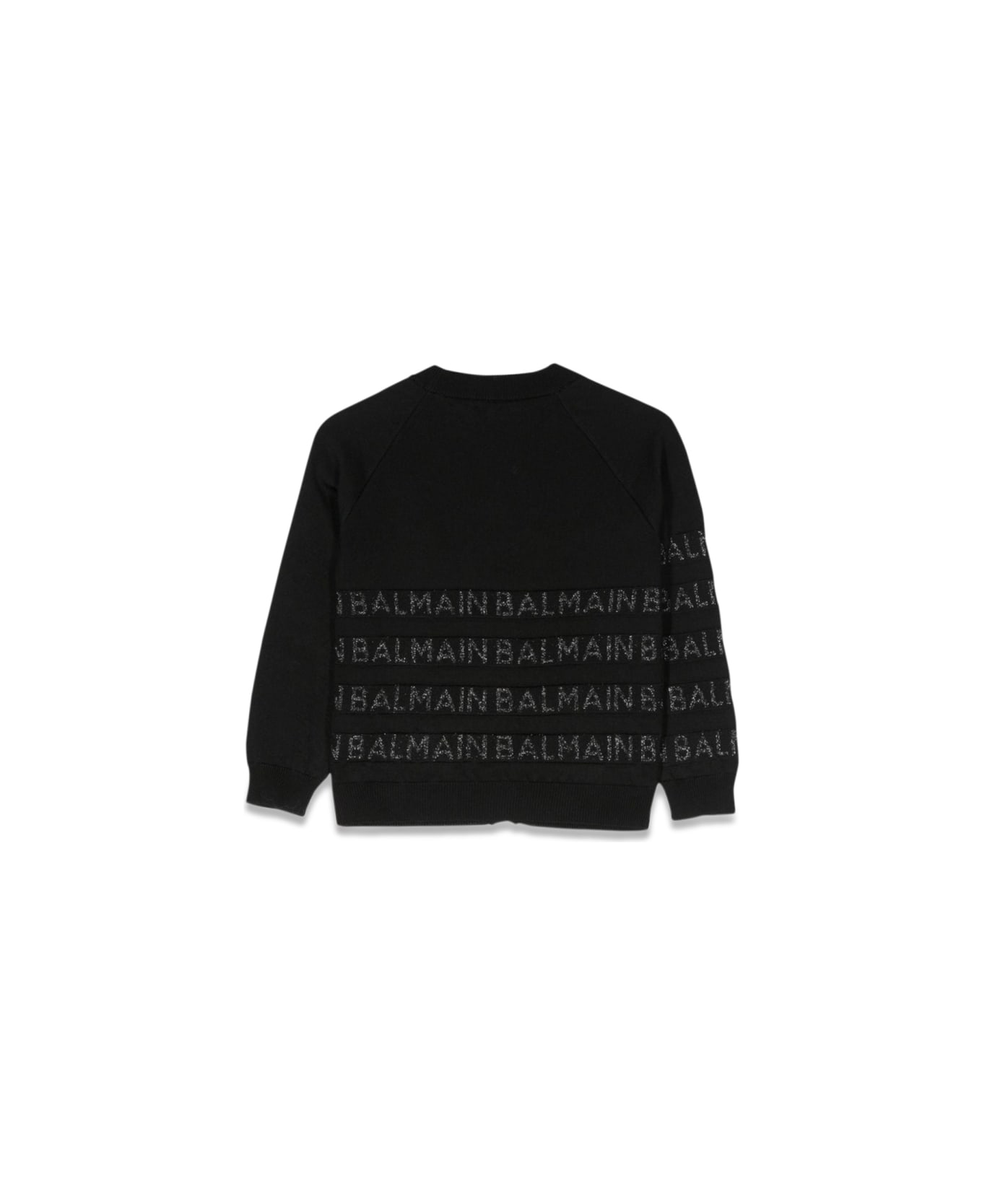Balmain Knit Cardigan - BLACK