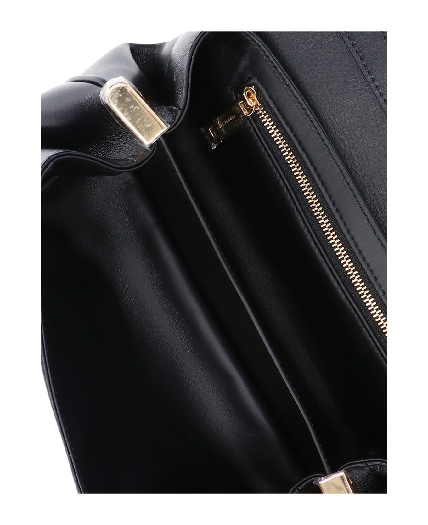 Ferragamo 
gancini
 Small Crossbody Bag - Black