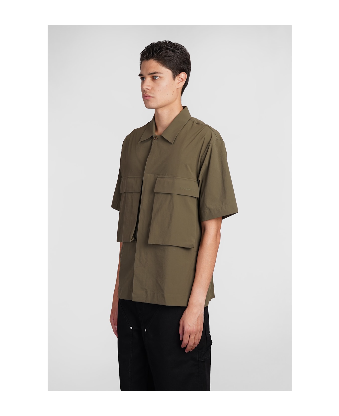 Givenchy Shirt In Green Polyamide - green