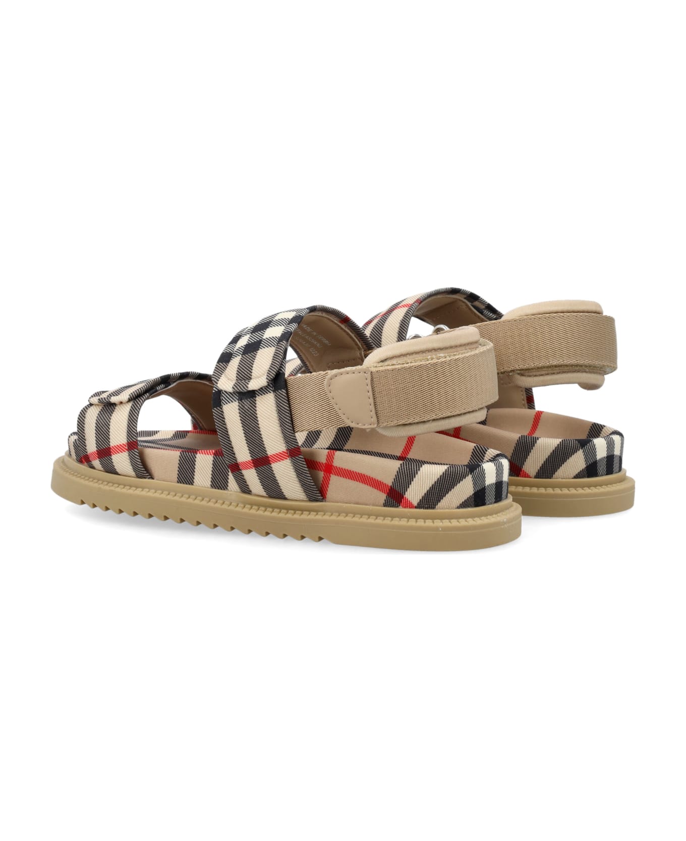 Burberry Check Sandals - ARCHIVE BEIGE IP CHK シューズ