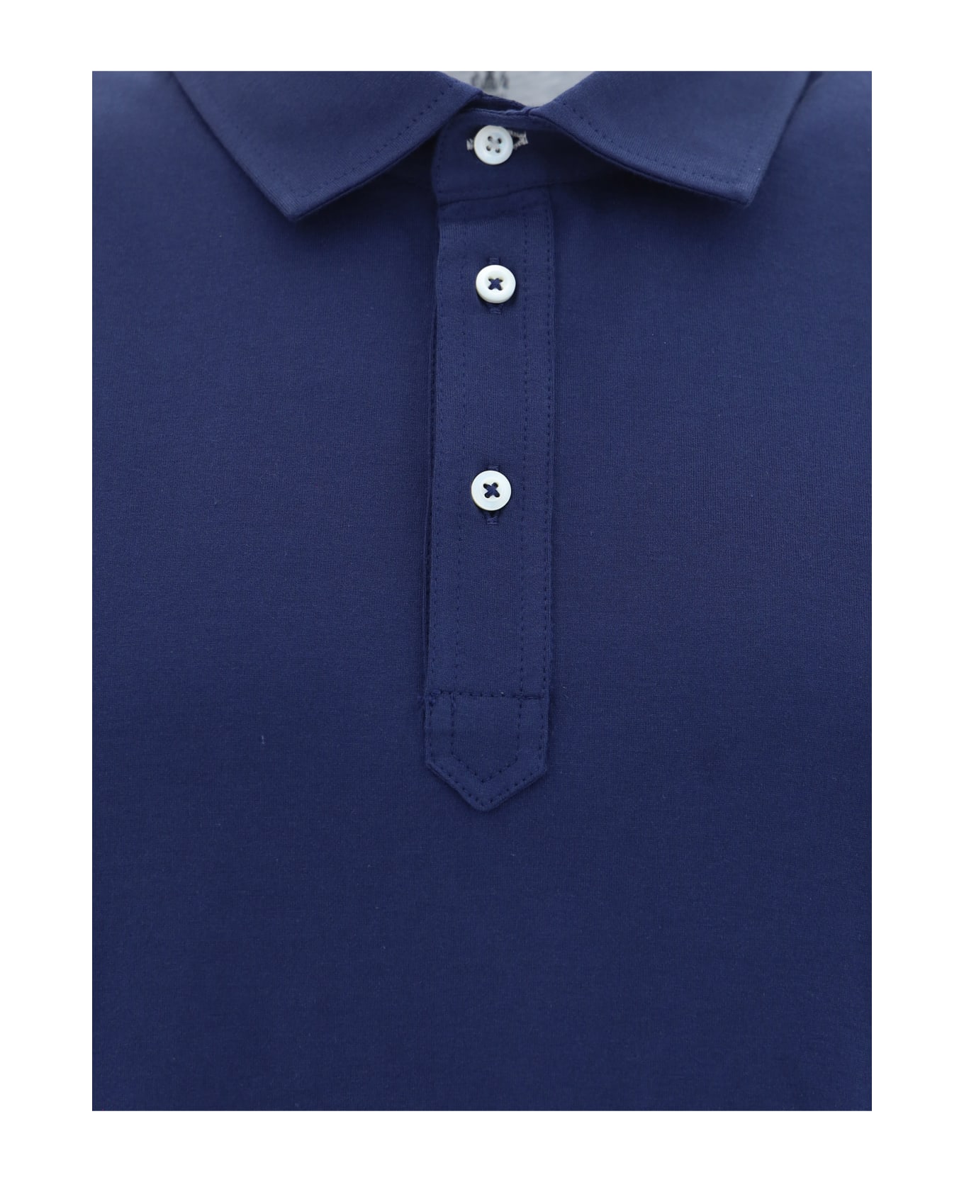 Brunello Cucinelli Polo Shirt - Blu Indigo