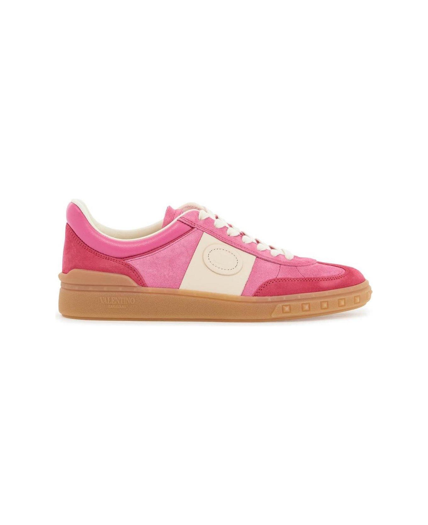 Valentino Garavani Upvillage Crosta Low-top Sneakers - Fuchsia