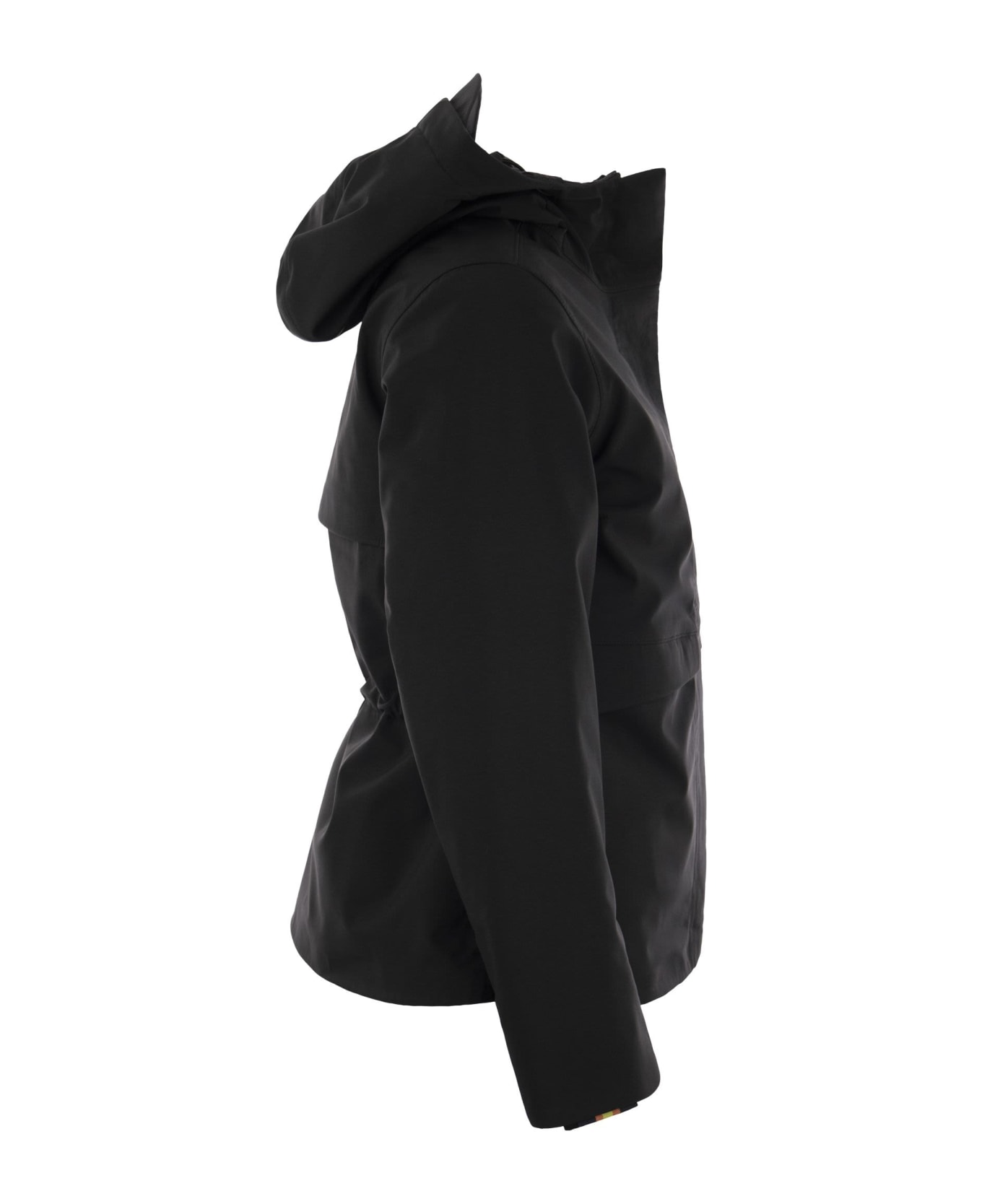 K-Way Dorel Bonded - Hooded Jacket - Black ジャケット