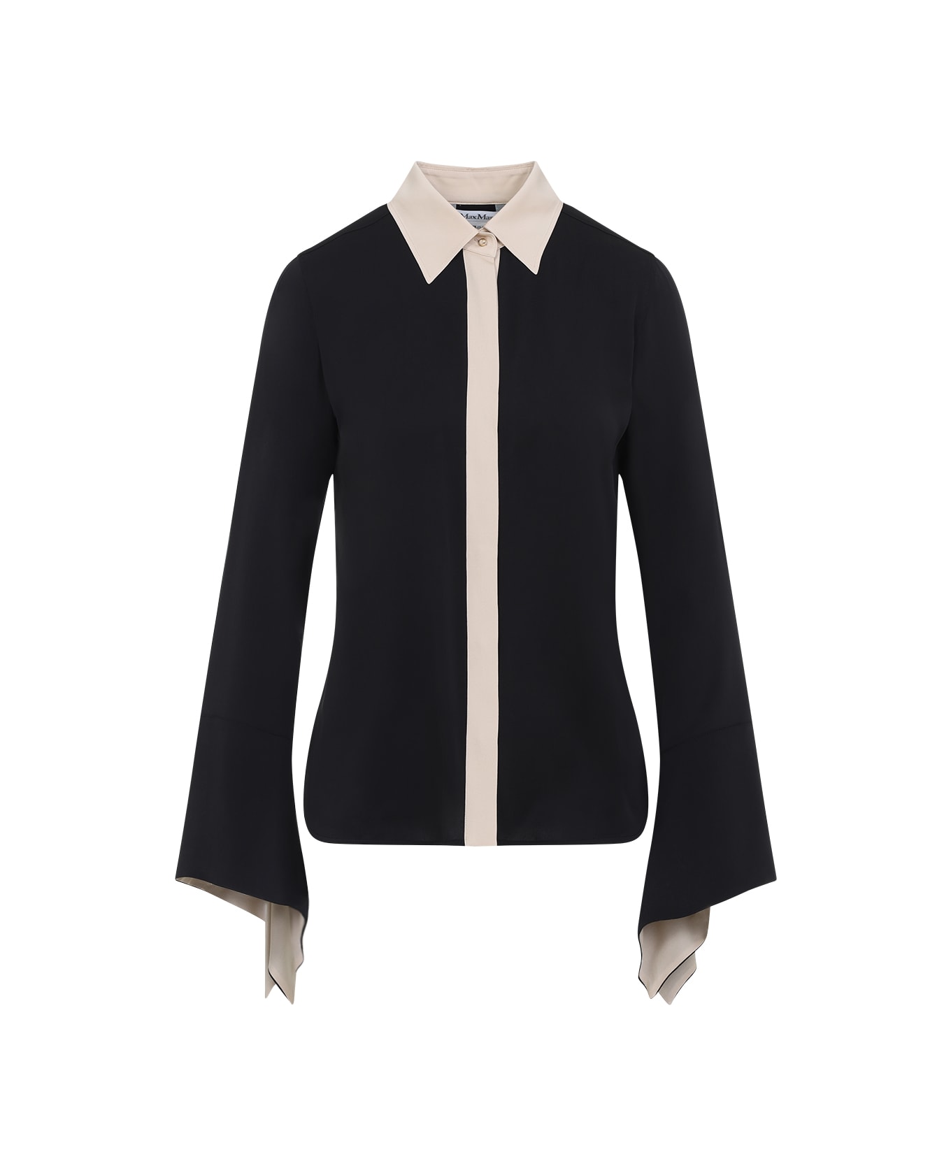 Max Mara Pio Bicolor Shirt - Nero