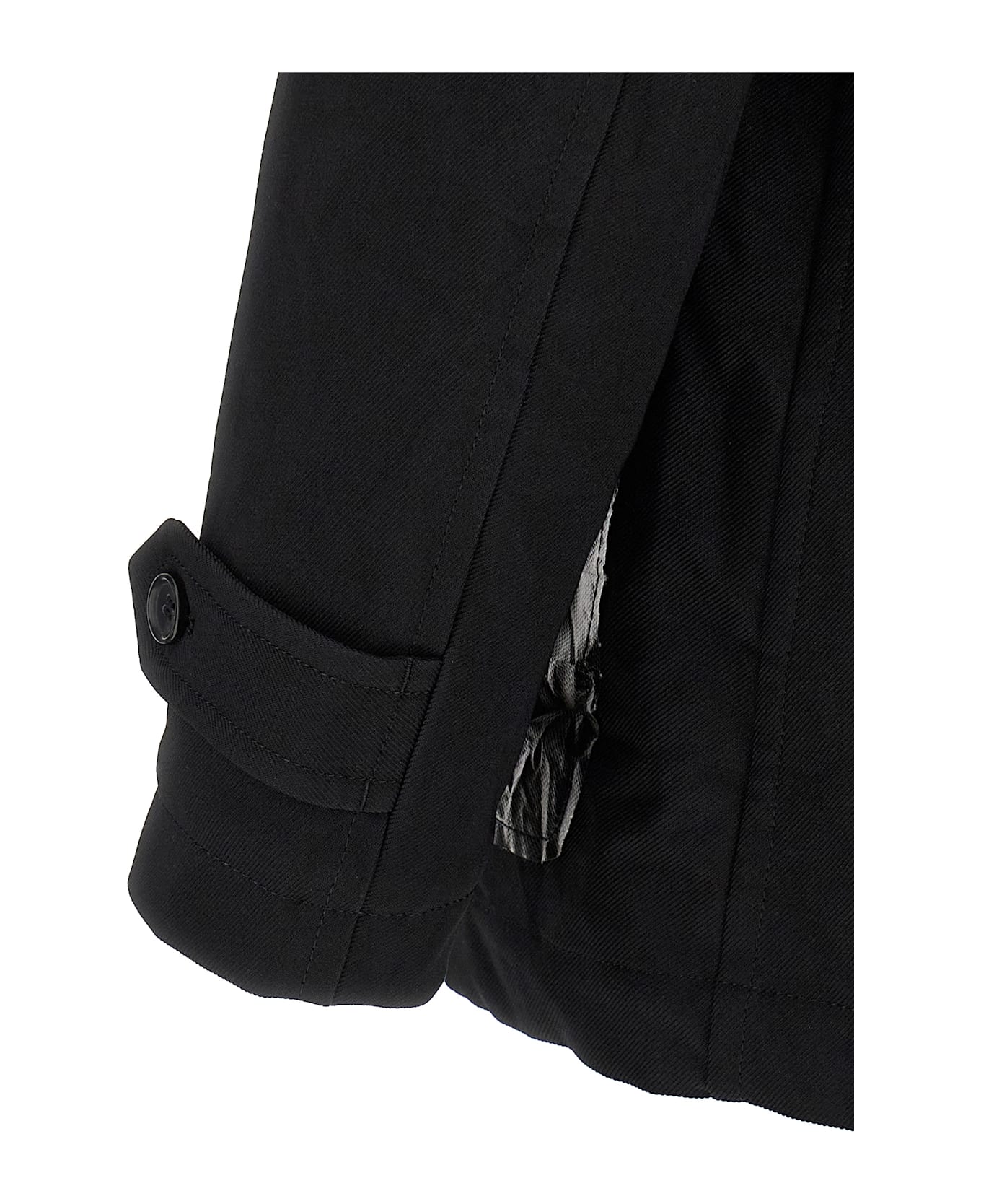 Comme des Garçons Shirt Double-breasted Caban - Black  