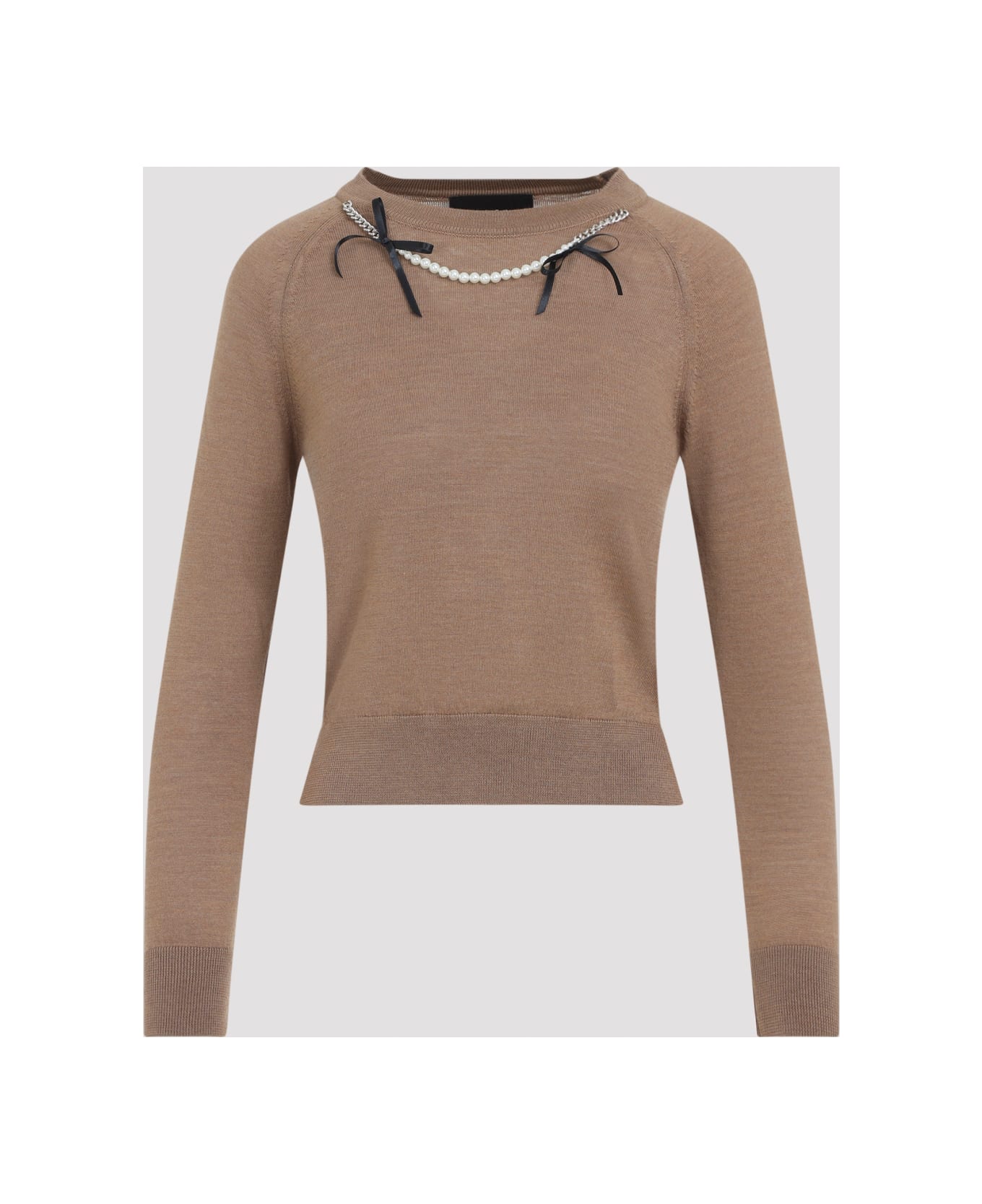 Simone Rocha Classic Pullover - Chestnut Pearl