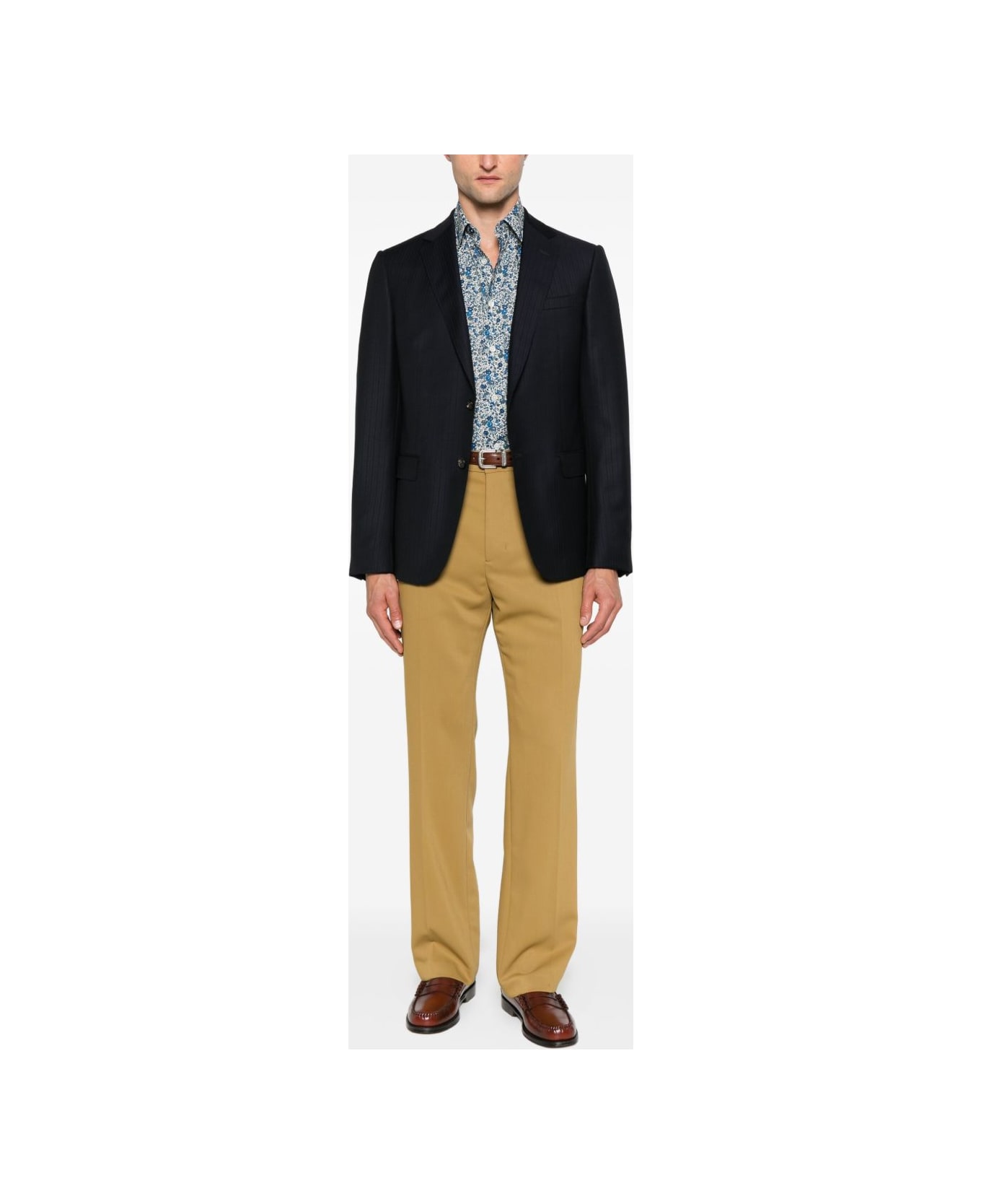 Paul Smith Printed Shirt - Clear Blue