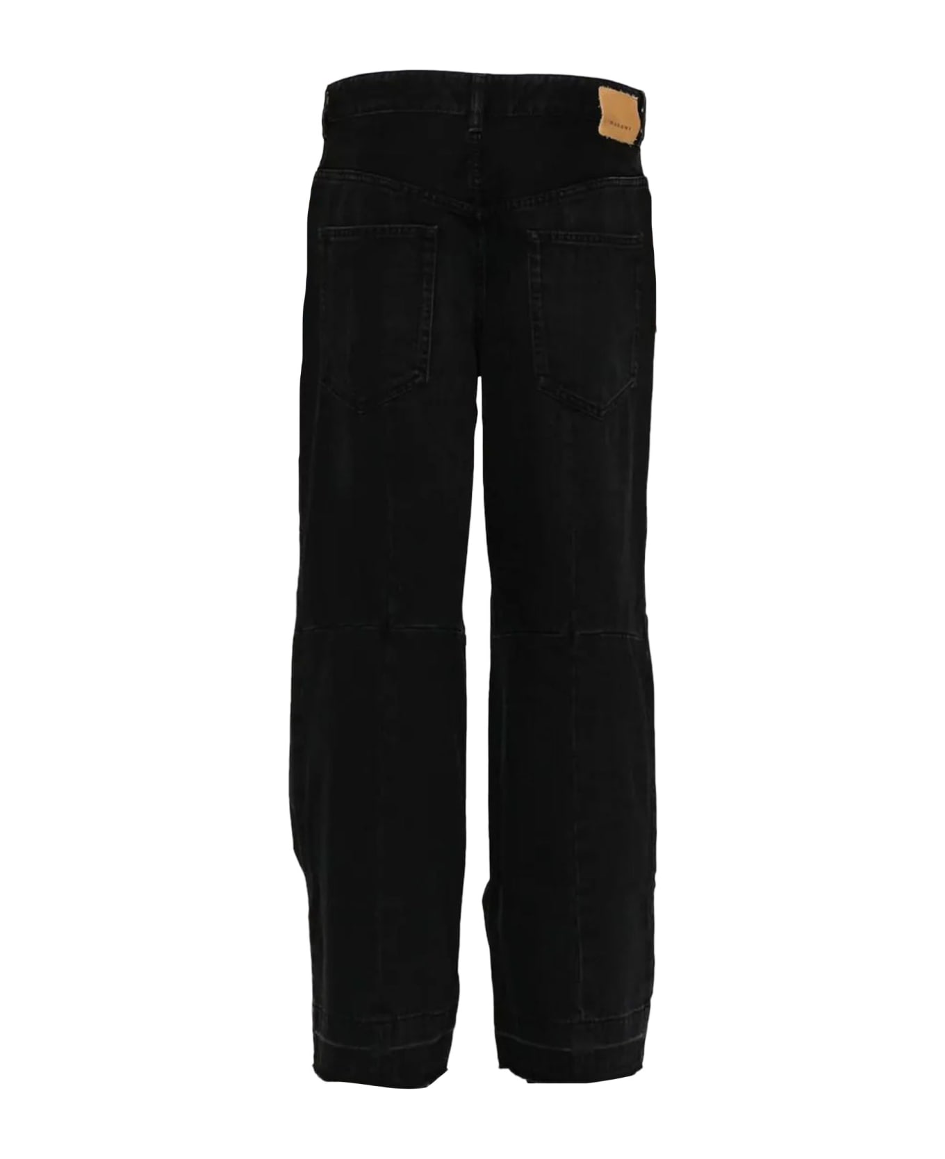 Isabel Marant Cotton Blend Trousers - Nero ボトムス