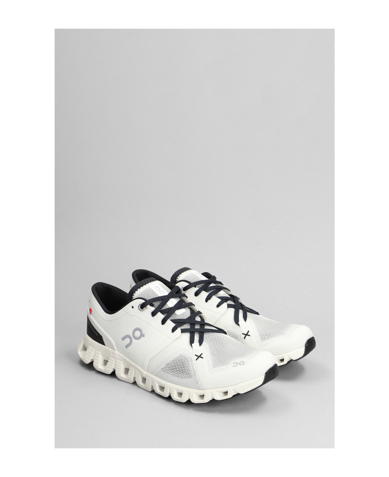 ON Cloud X 3 Sneakers In White Polyester - white