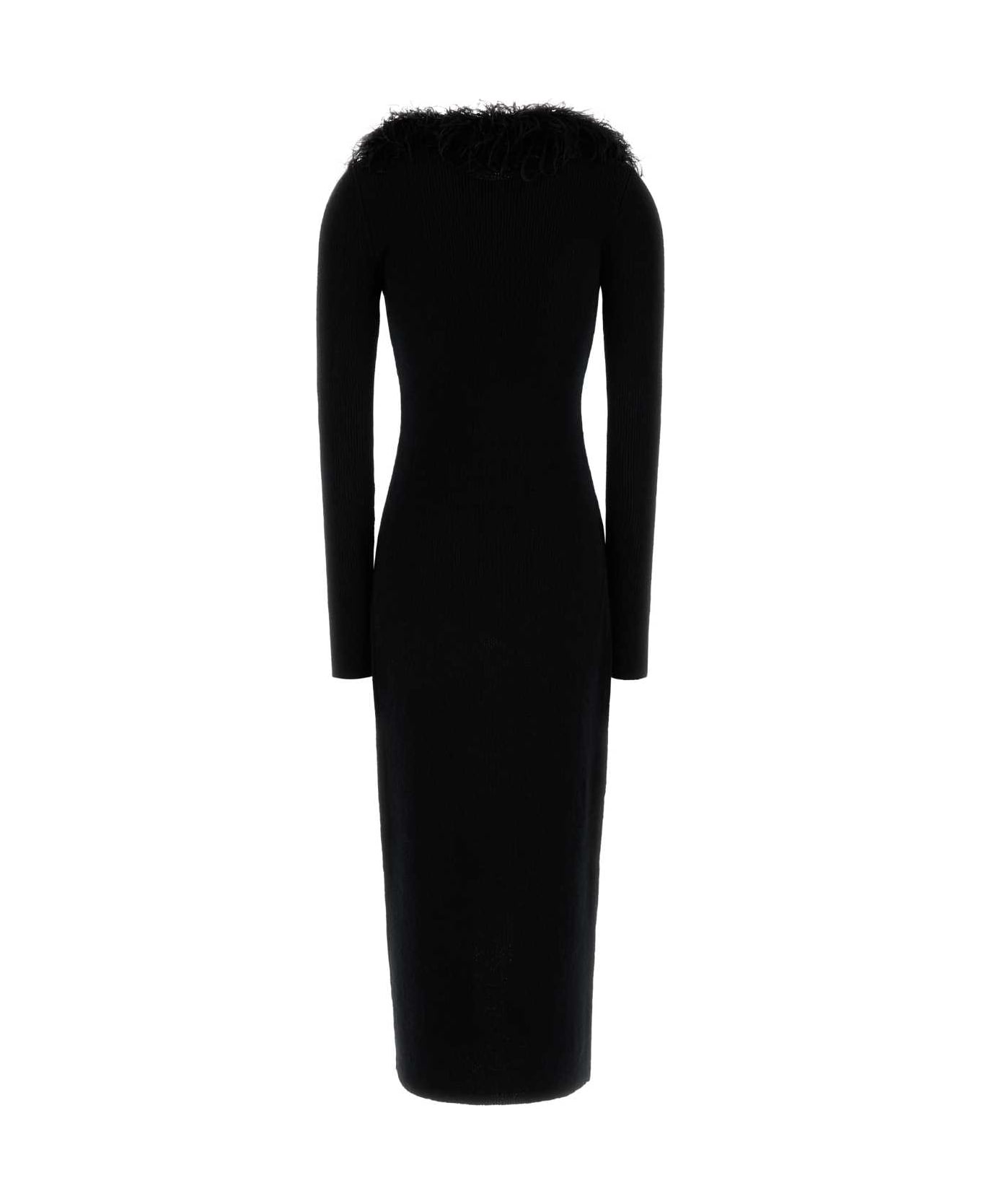 Blumarine Black Wool Cardigan - Black