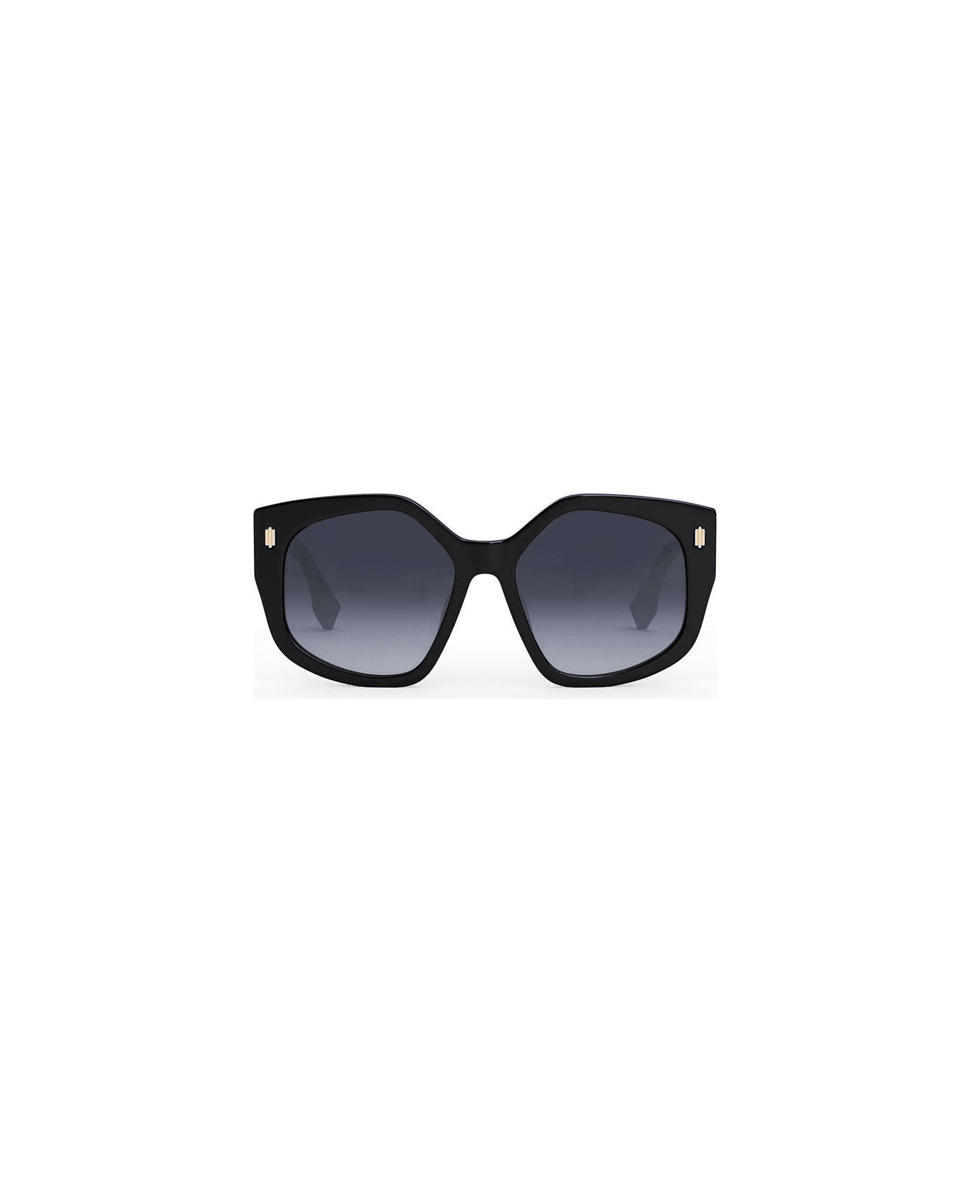 Fendi Eyewear Geometric Frame Sunglasses - 01w