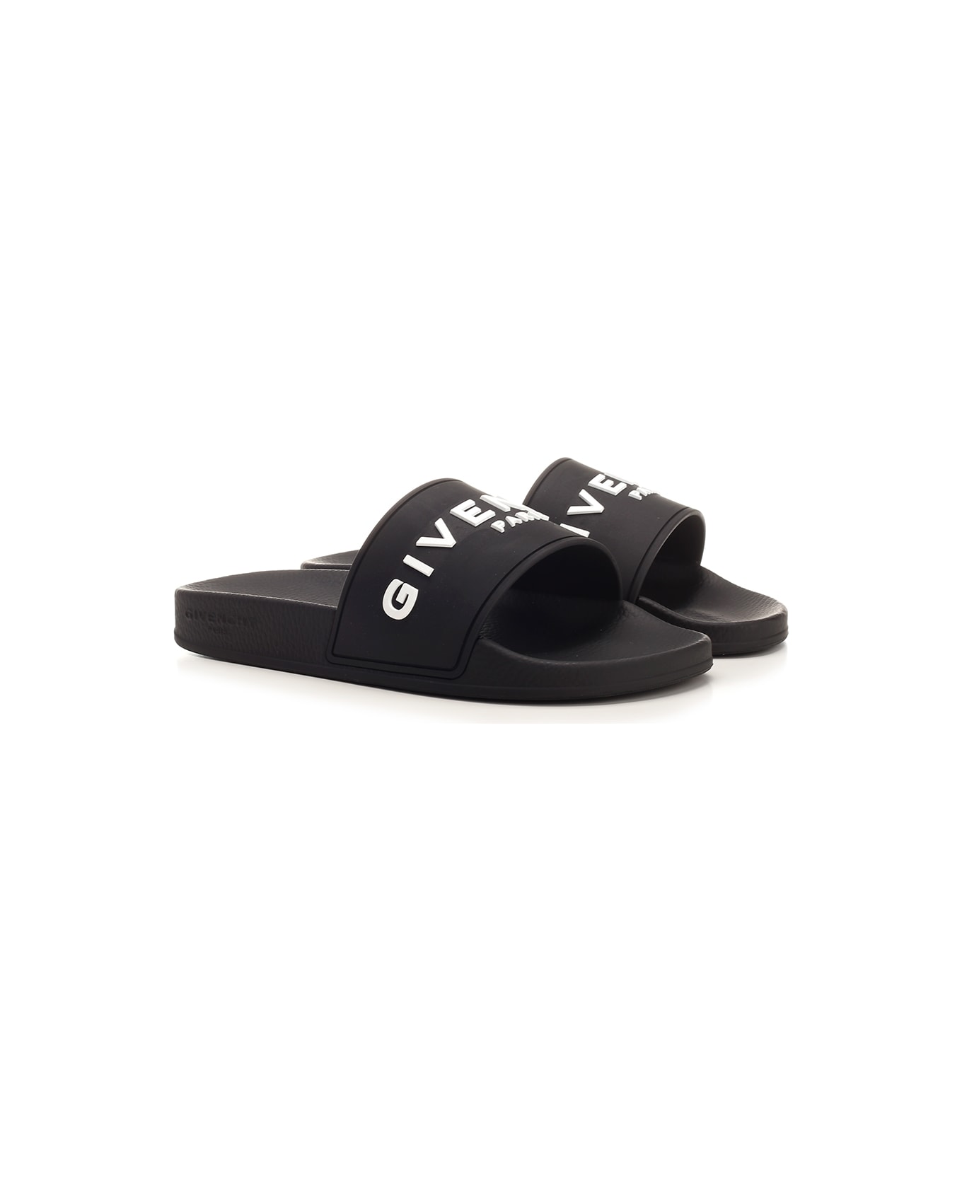 Givenchy Rubber Slide - Black