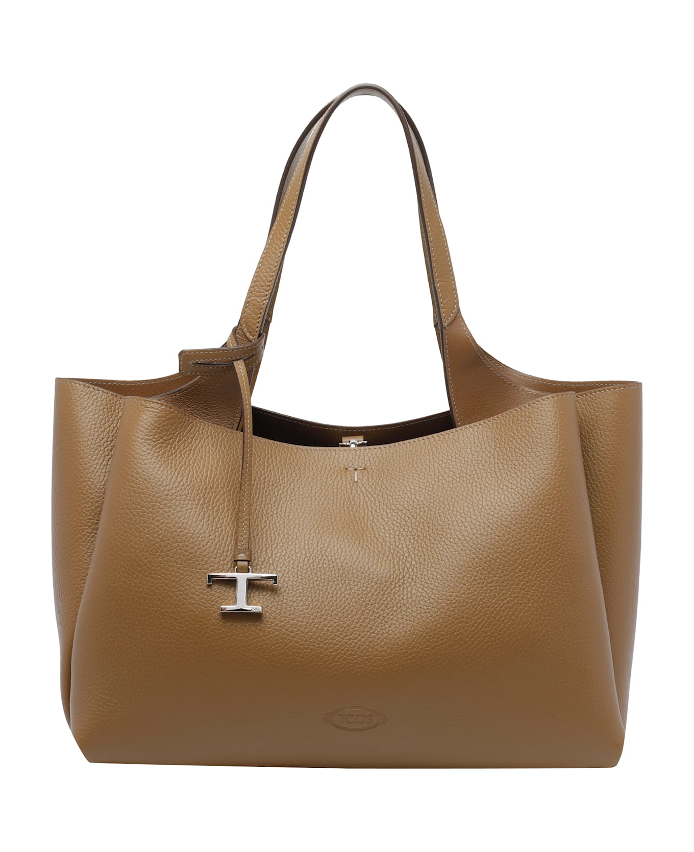 Tod
s Medium Leather Tote Bag - Brown
