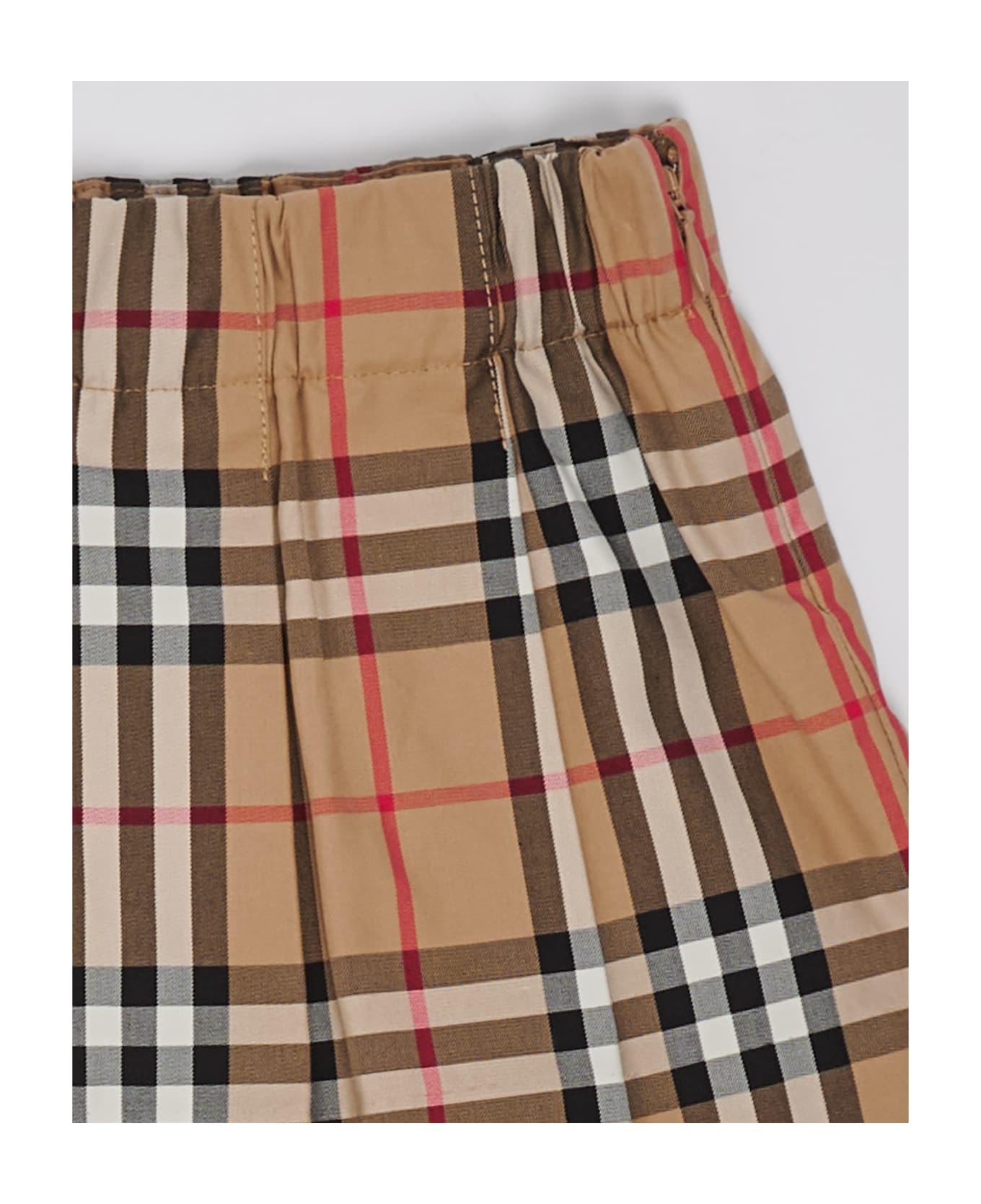 Burberry Gabrielle Skirt - CHECK BEIGE ボトムス