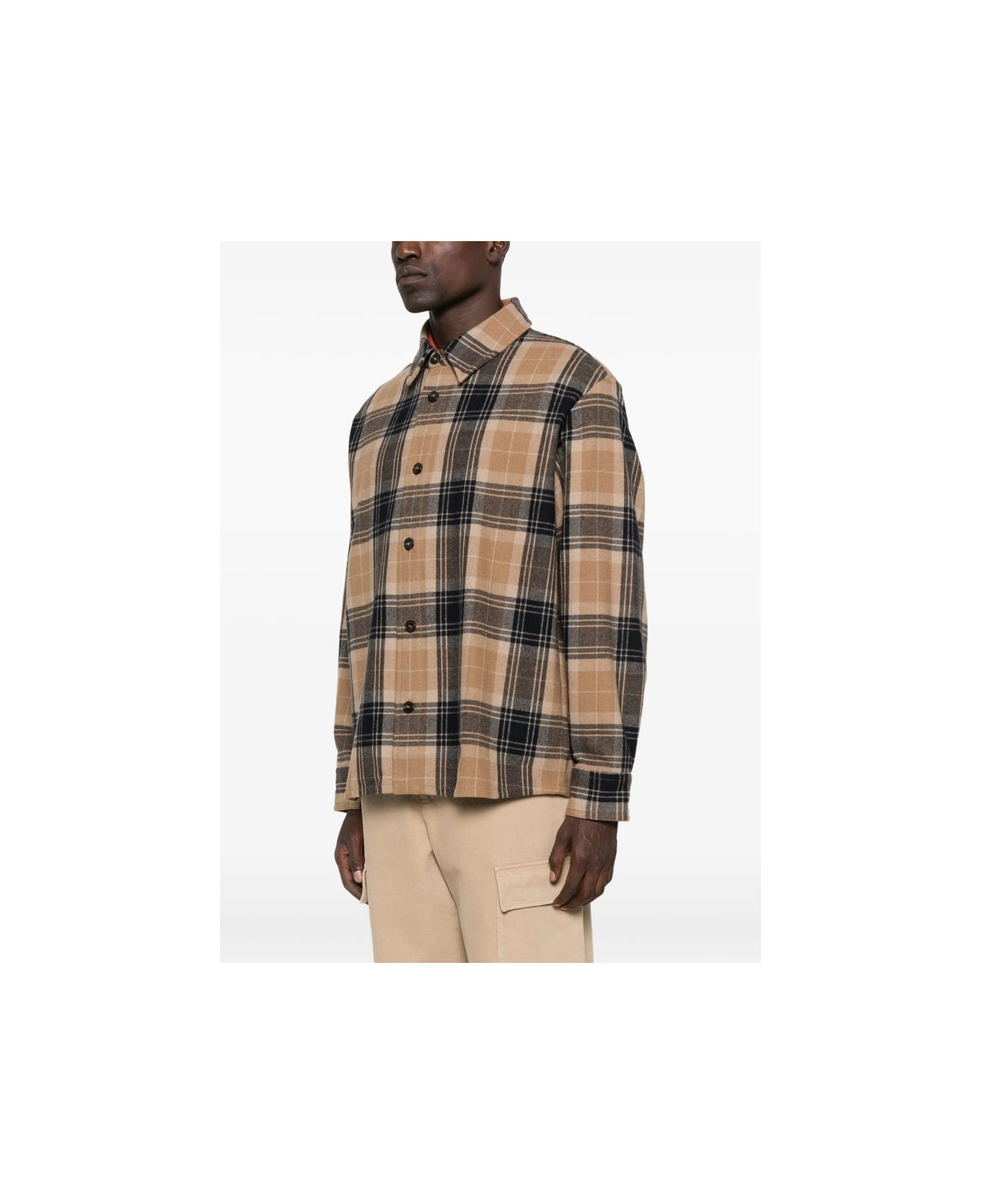 A.P.C. Outerwear - BLUE/NEUTRALS