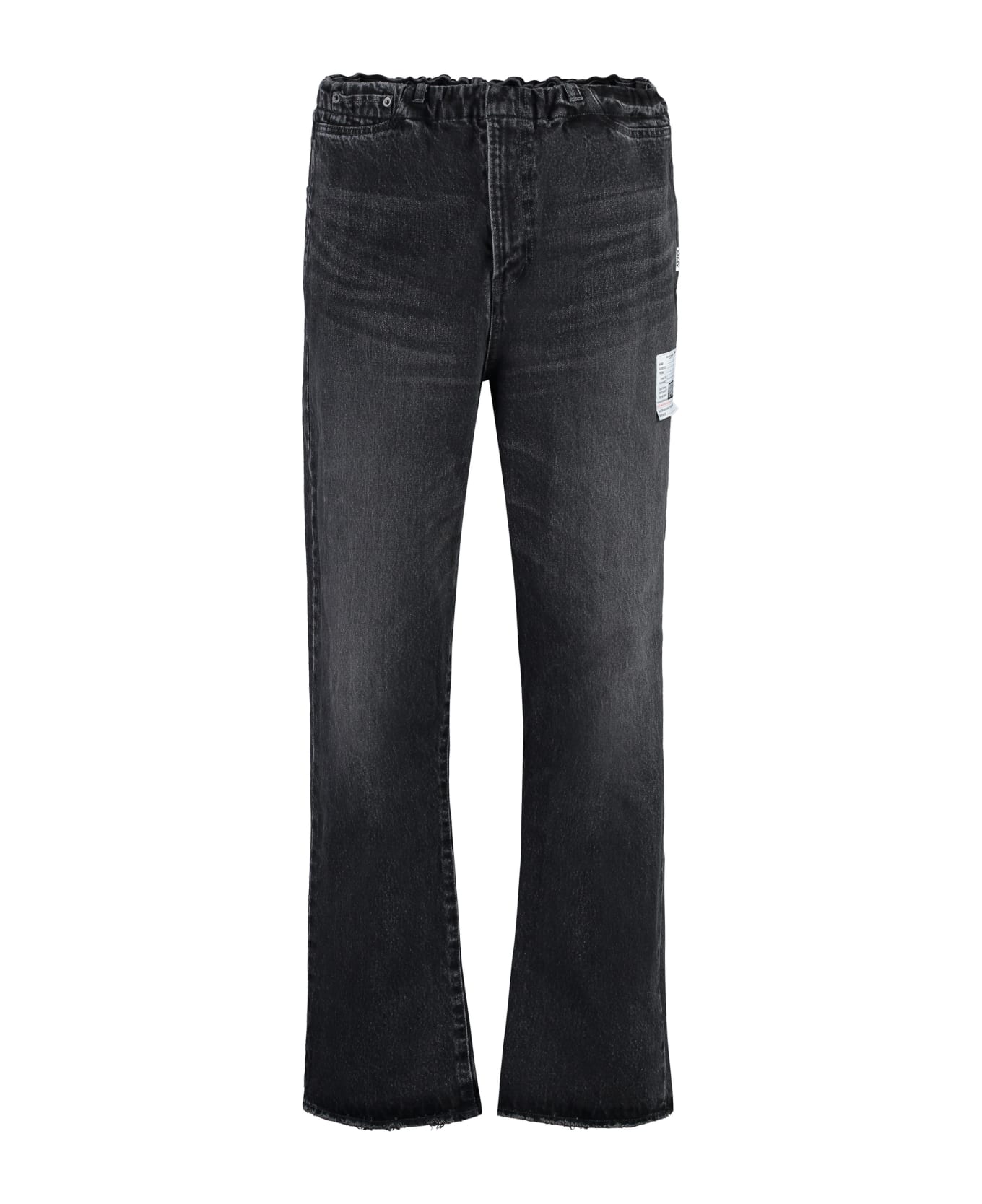 Mihara Yasuhiro 5-pocket Straight-leg Jeans - black