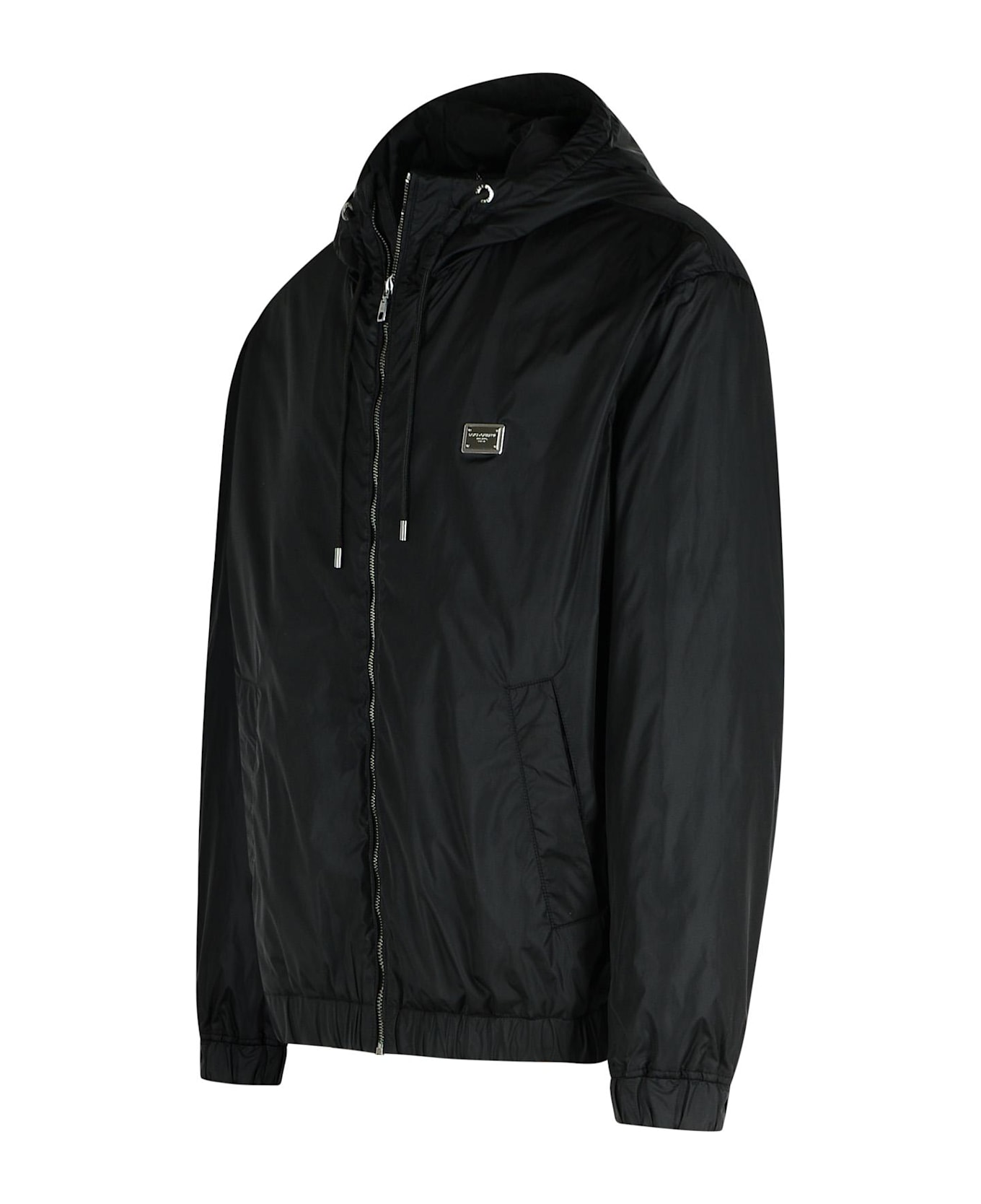 Dolce 
Gabbana Black Nylon Jacket - Black