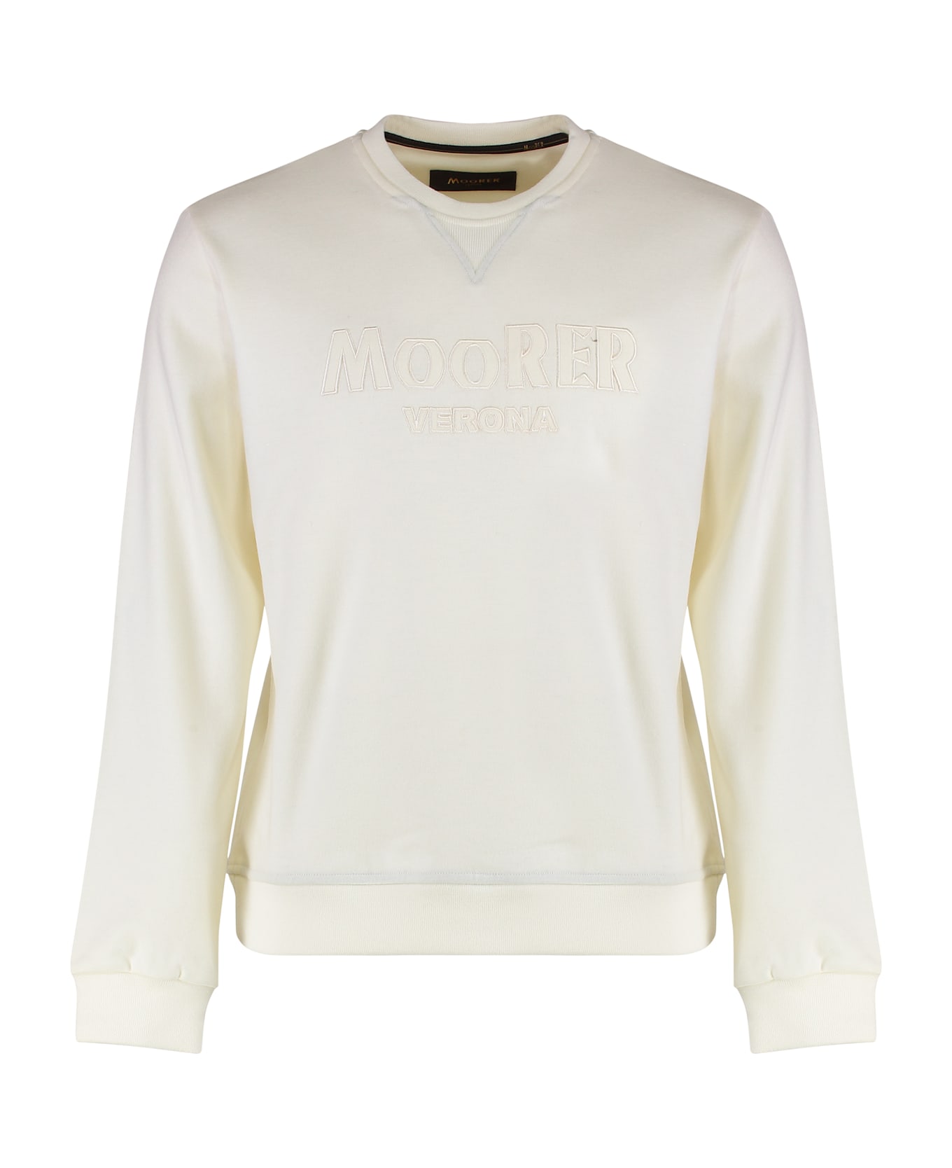 Moorer Marten Virgin Wool Sweater - White
