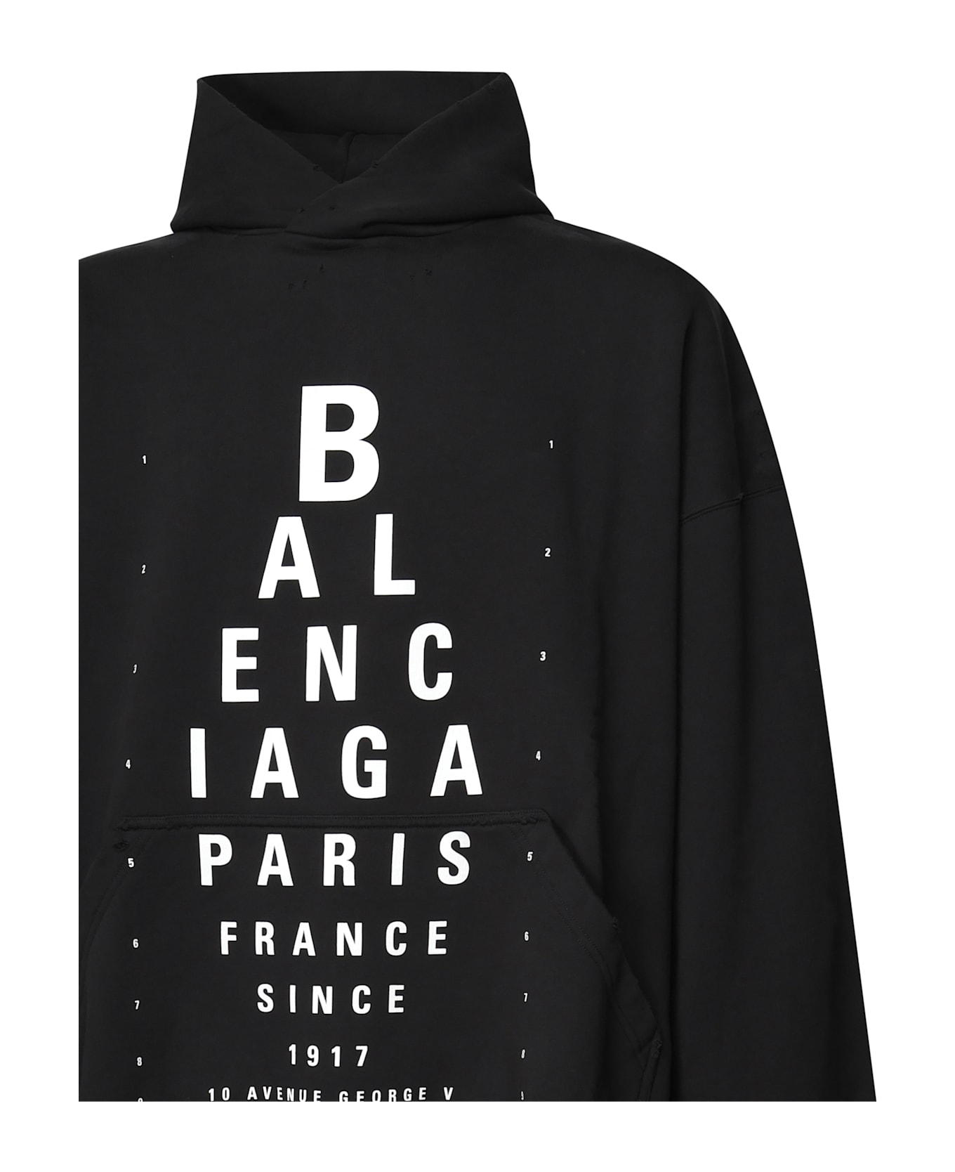 Balenciaga 
optical
 Hoodie - Black