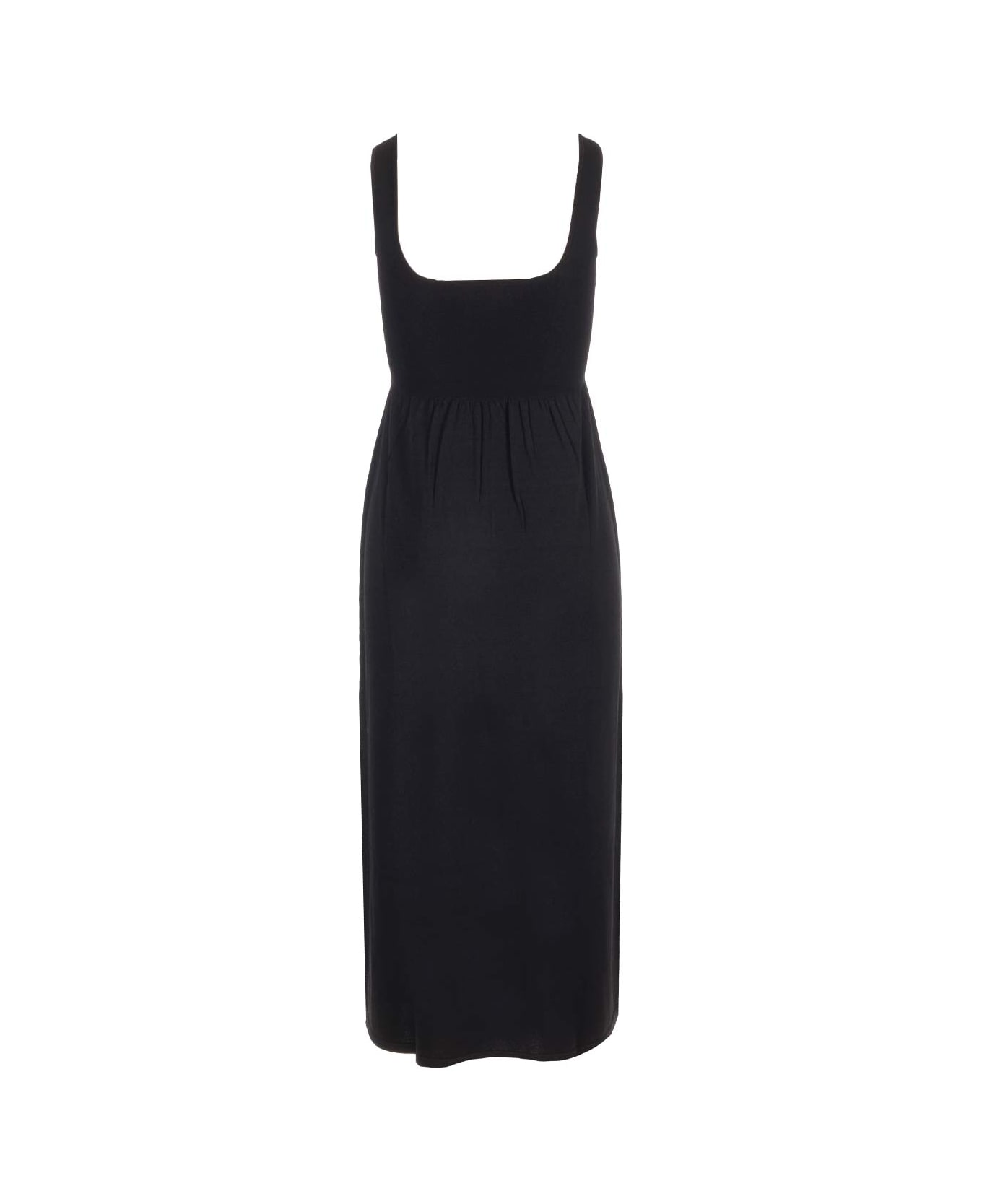 MATTEAU Knit Midi Dress - Black