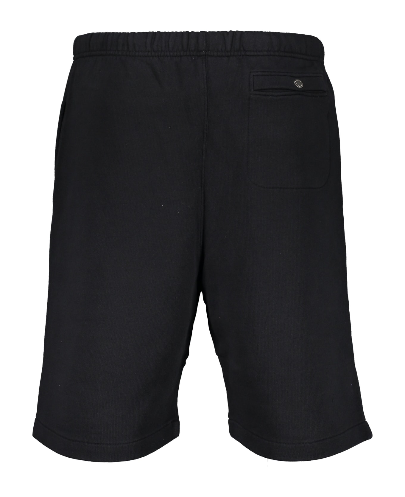 HERON PRESTON Cotton Bermuda Shorts - black