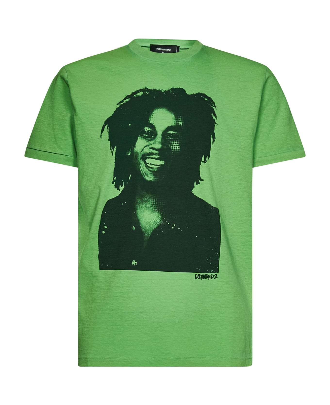 Dsquared2 Bob Marley Very Very Dan T-shirt - Green