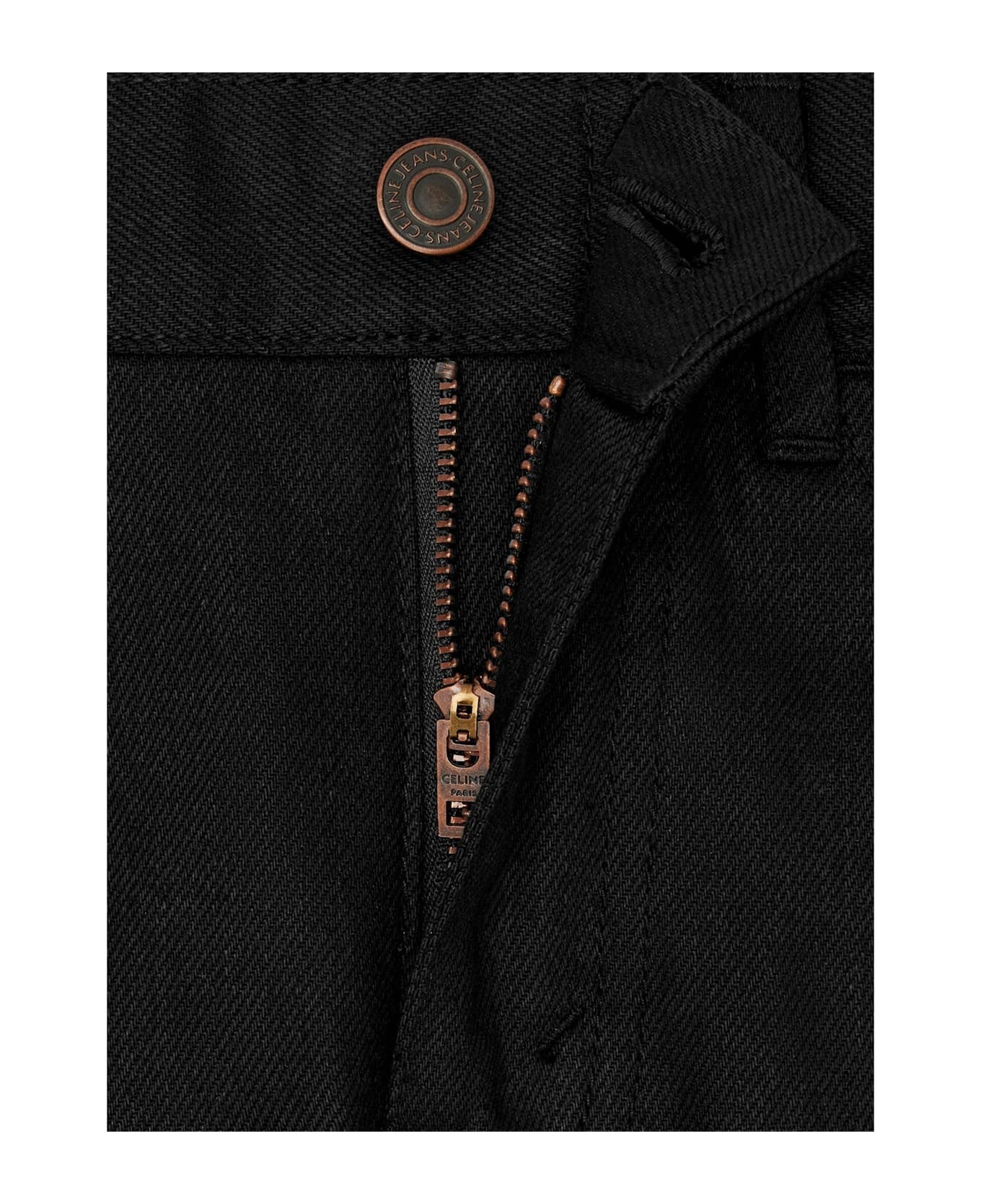 Celine Low Rise Skinny Fit Jeans - Black