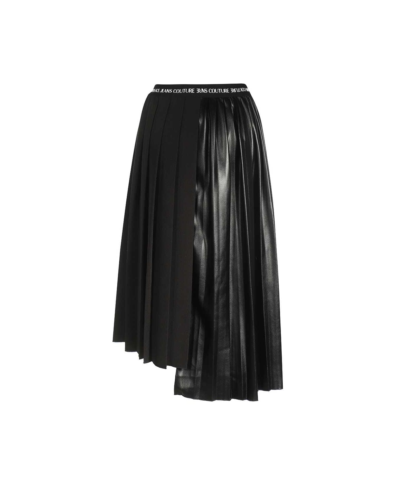 Versace Jeans Couture Asymmetric Skirt - black