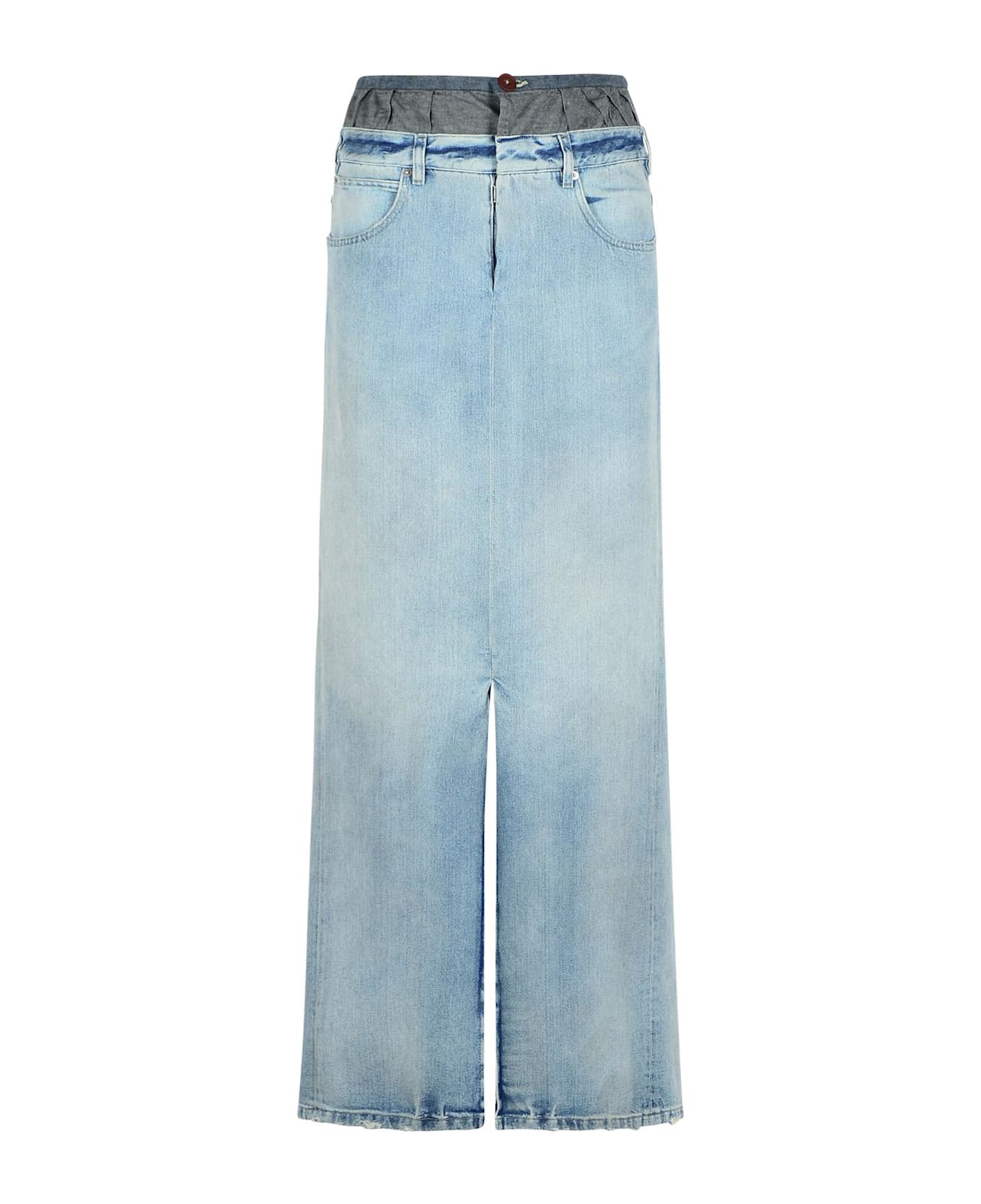 Maison Margiela Denim Skirt - Light Blue