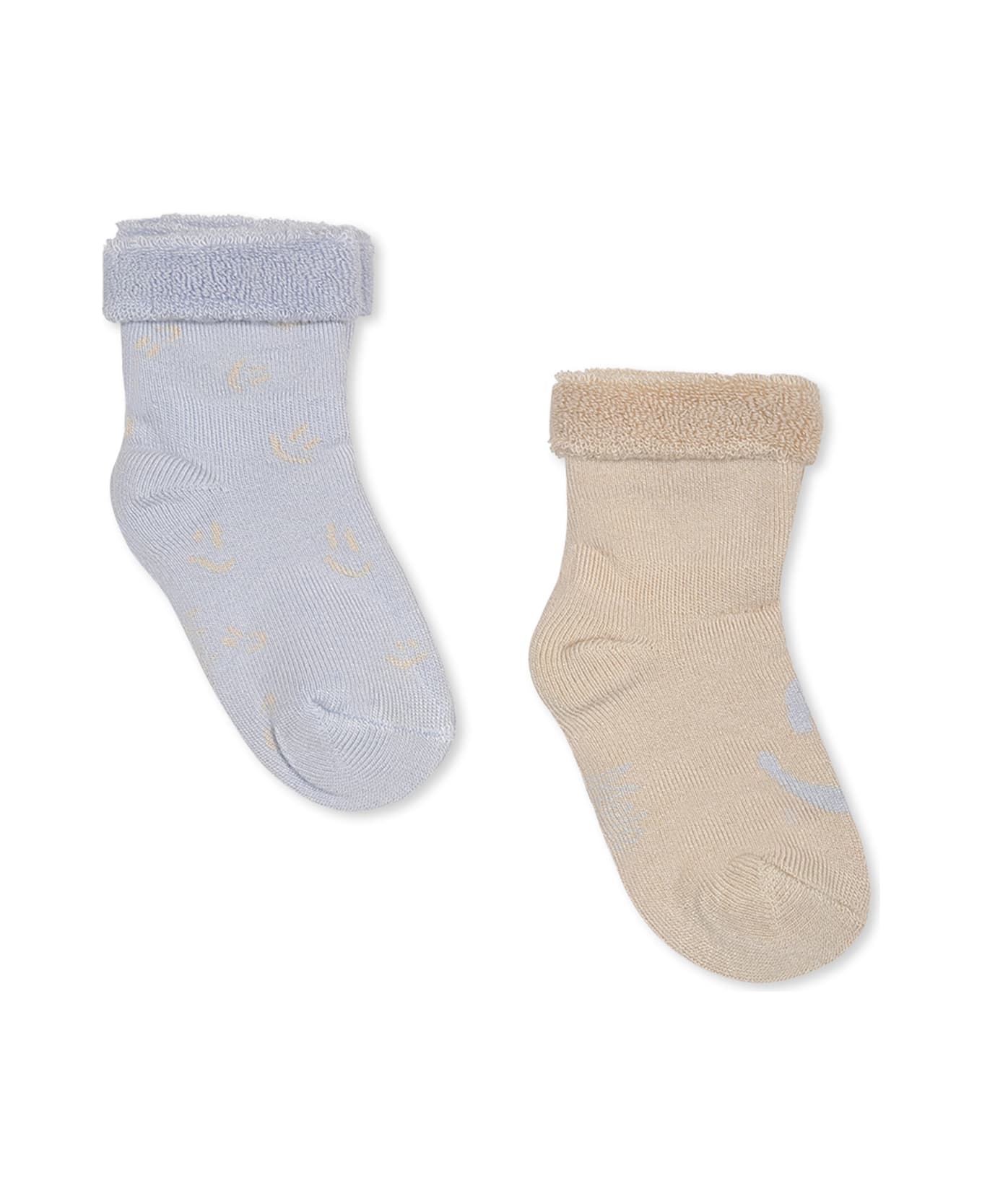 Molo Multicolor Socks Set For Baby Boy With Smiley - Multicolor