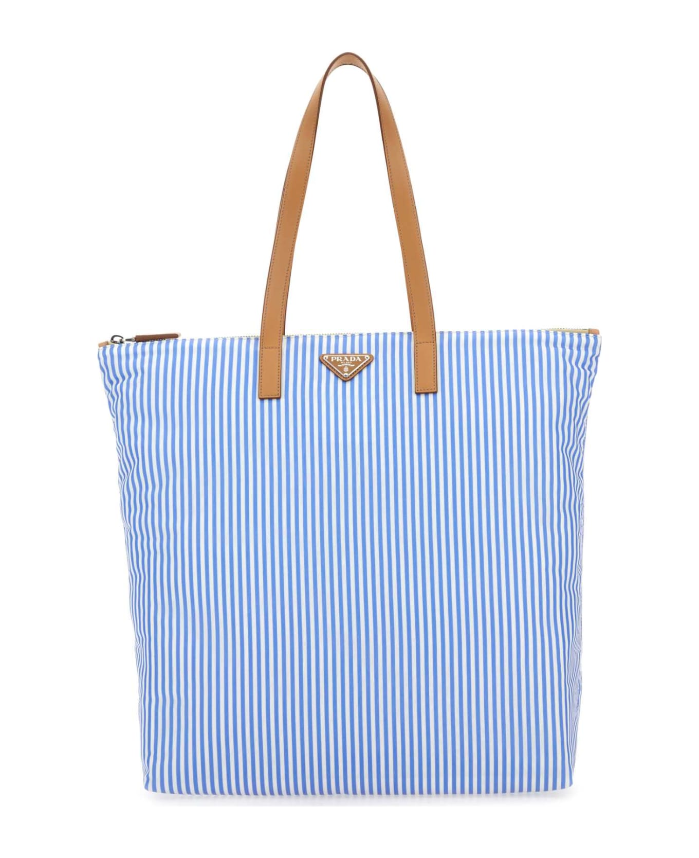 Prada Printed Re-nylon Shopping Bag - CELESTENATURA トートバッグ