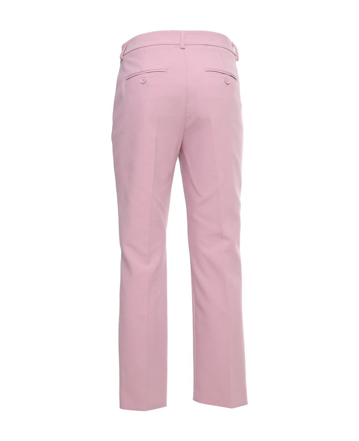 Weekend Max Mara Straight Fit Cropped Trousers - PINK ボトムス
