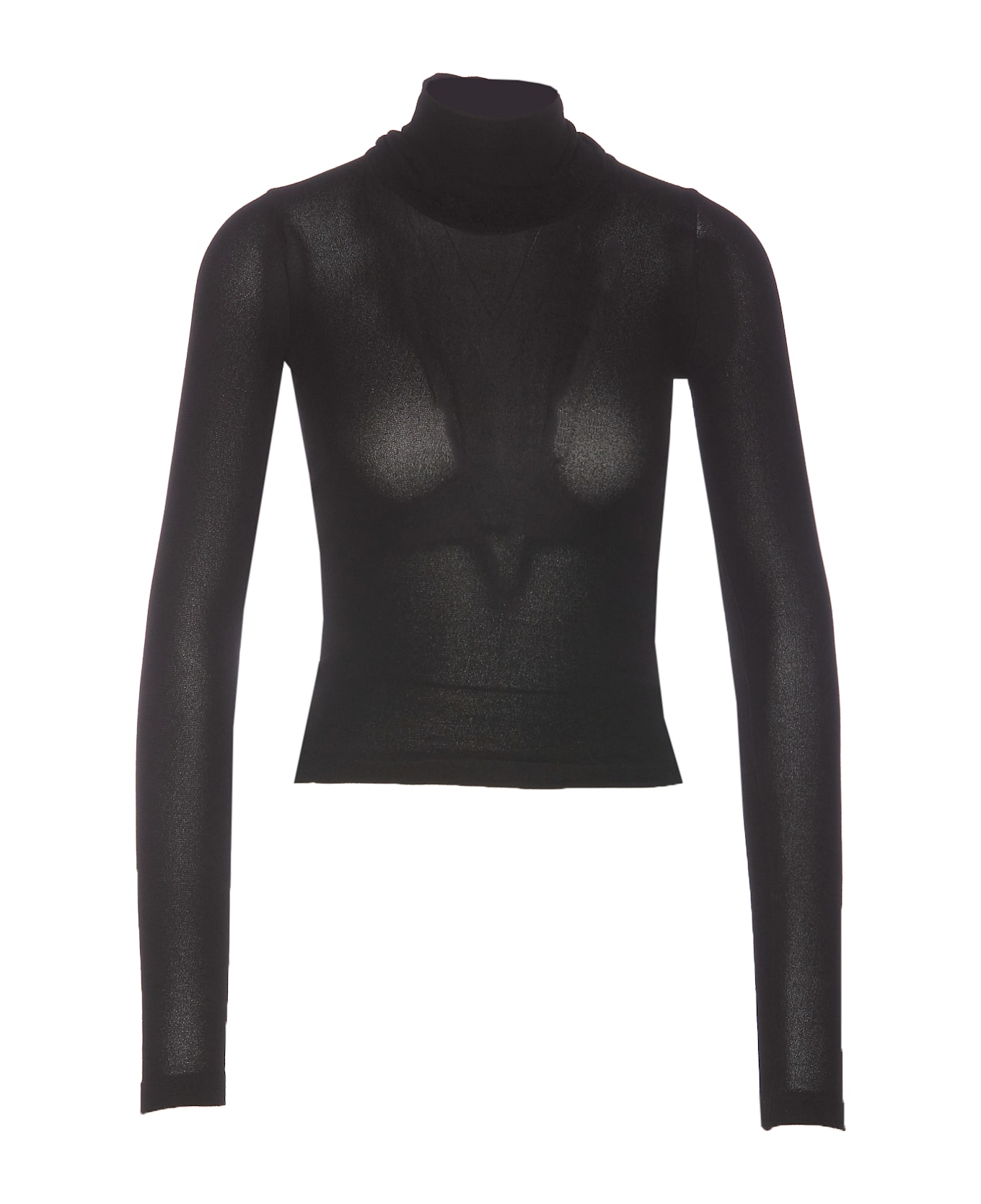 Balenciaga Garde-robe Logo Top - Black