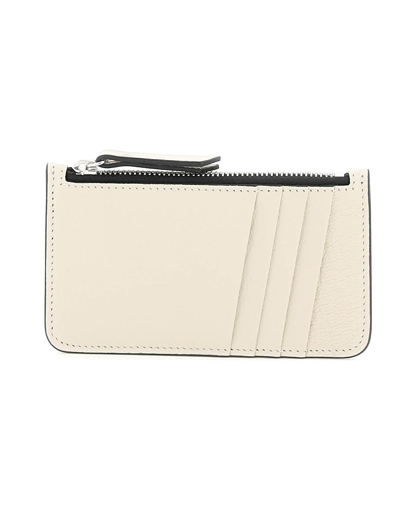 Maison Margiela Four-stitch Zipped Wallet - GREIGE (Beige)