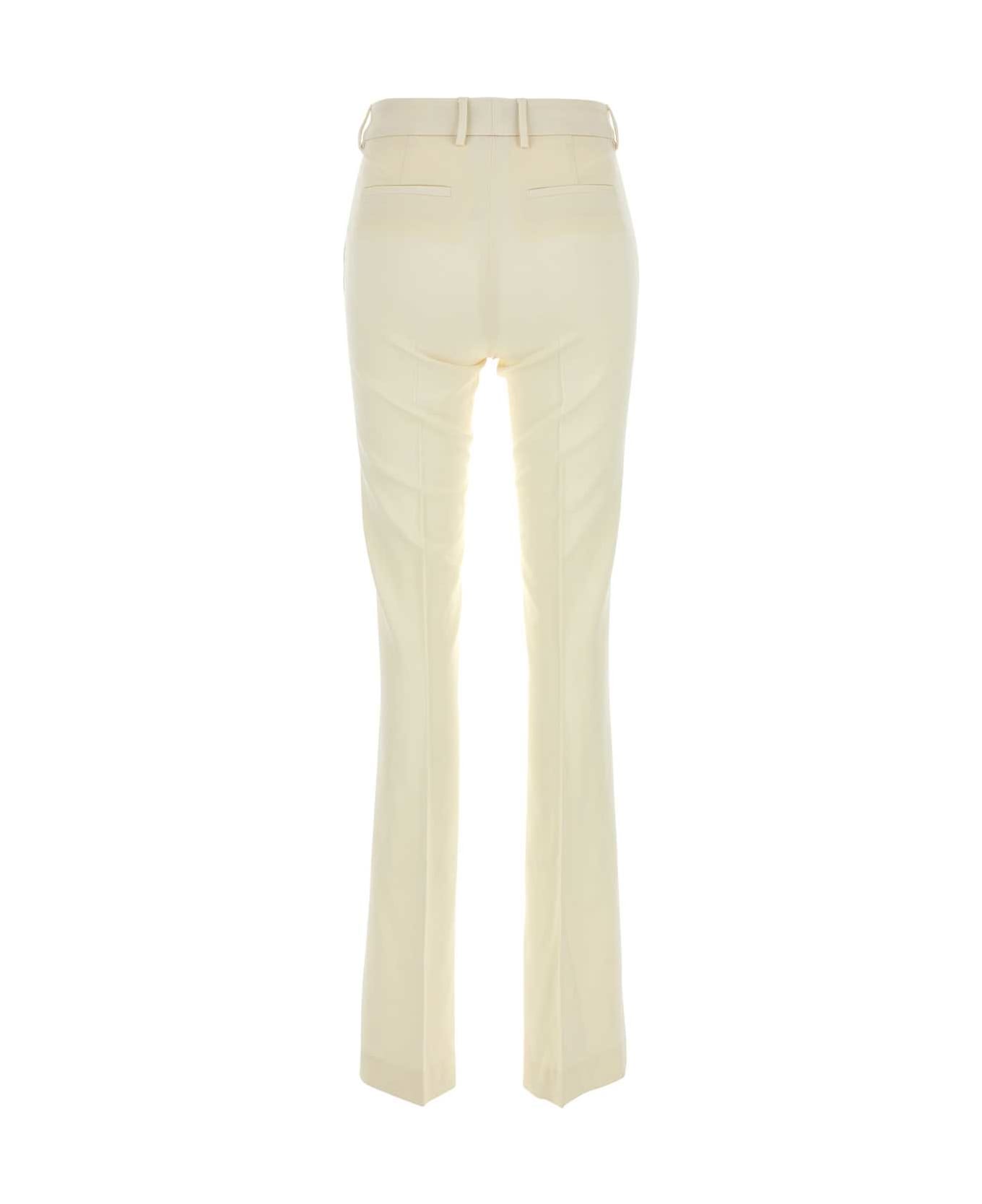 PT Torino Cream Stretch Wool Pant - BURRO