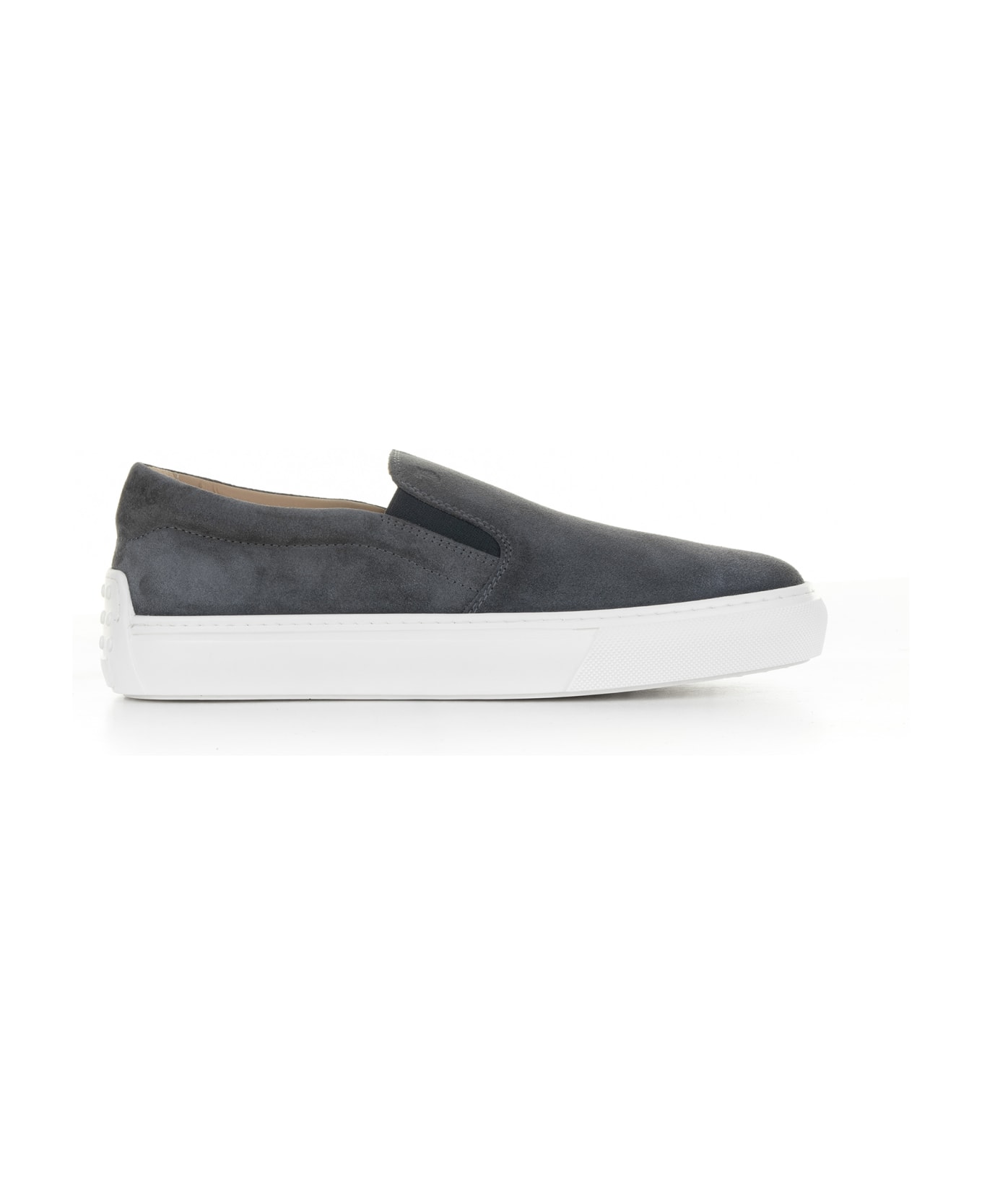 Tod's Contrast Trim Loafers - ANTRACITE