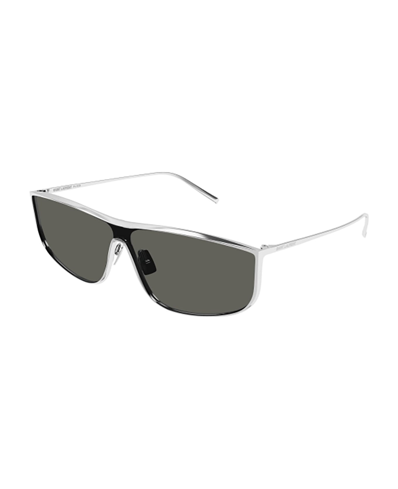 Saint Laurent Eyewear SL 605 LUNA Sunglasses - Silver Silver Grey