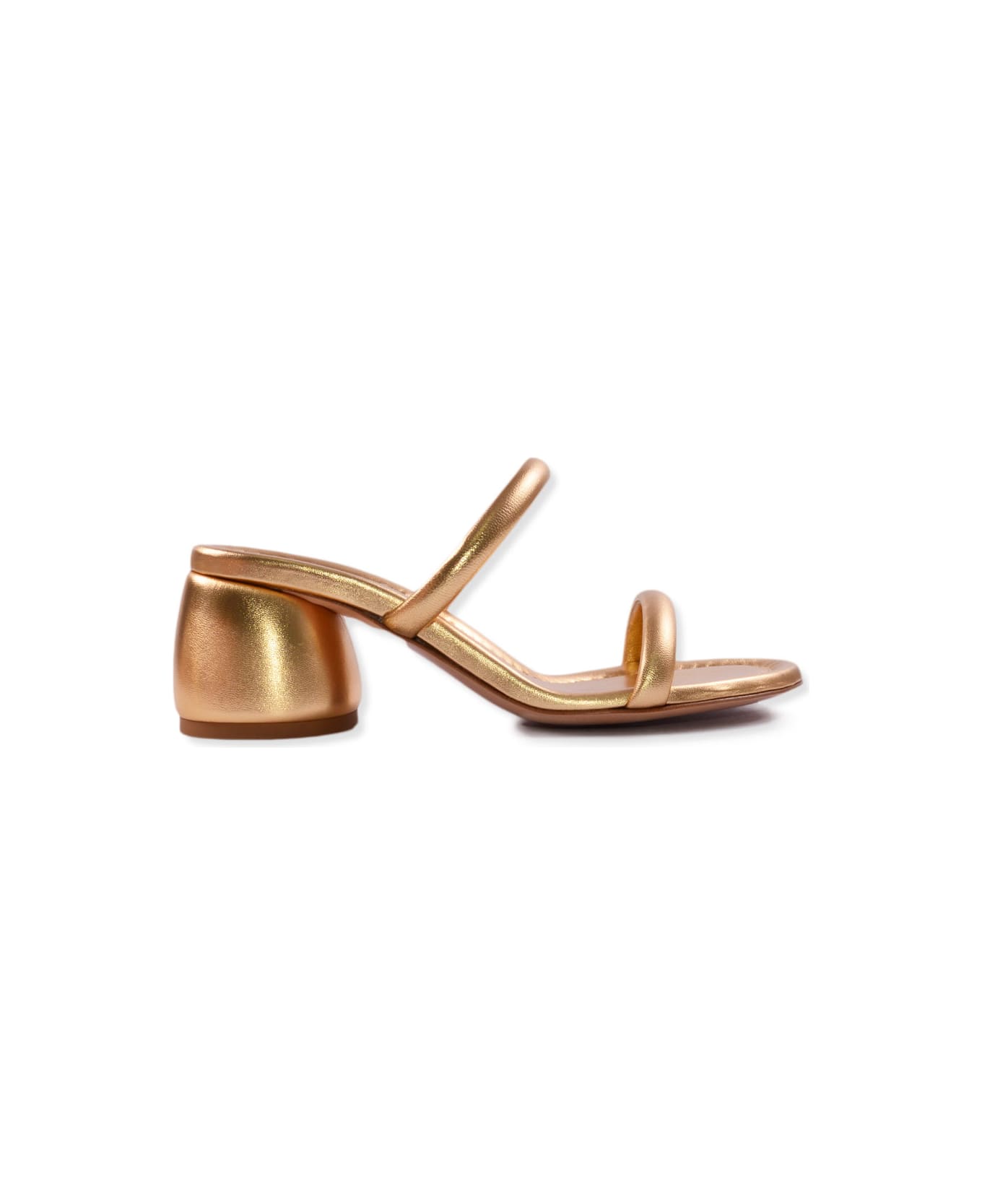 Gianvito Rossi Sandal With Heel - Gold