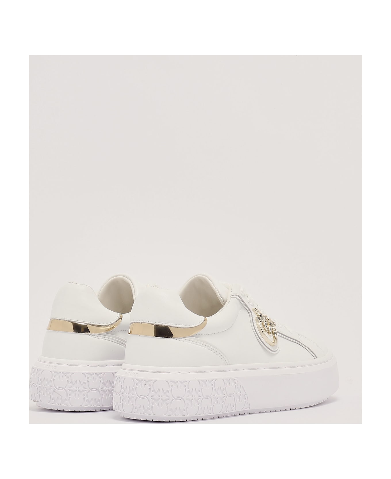 Pinko Yoko 01 Sneaker - BIANCO-PLATINO