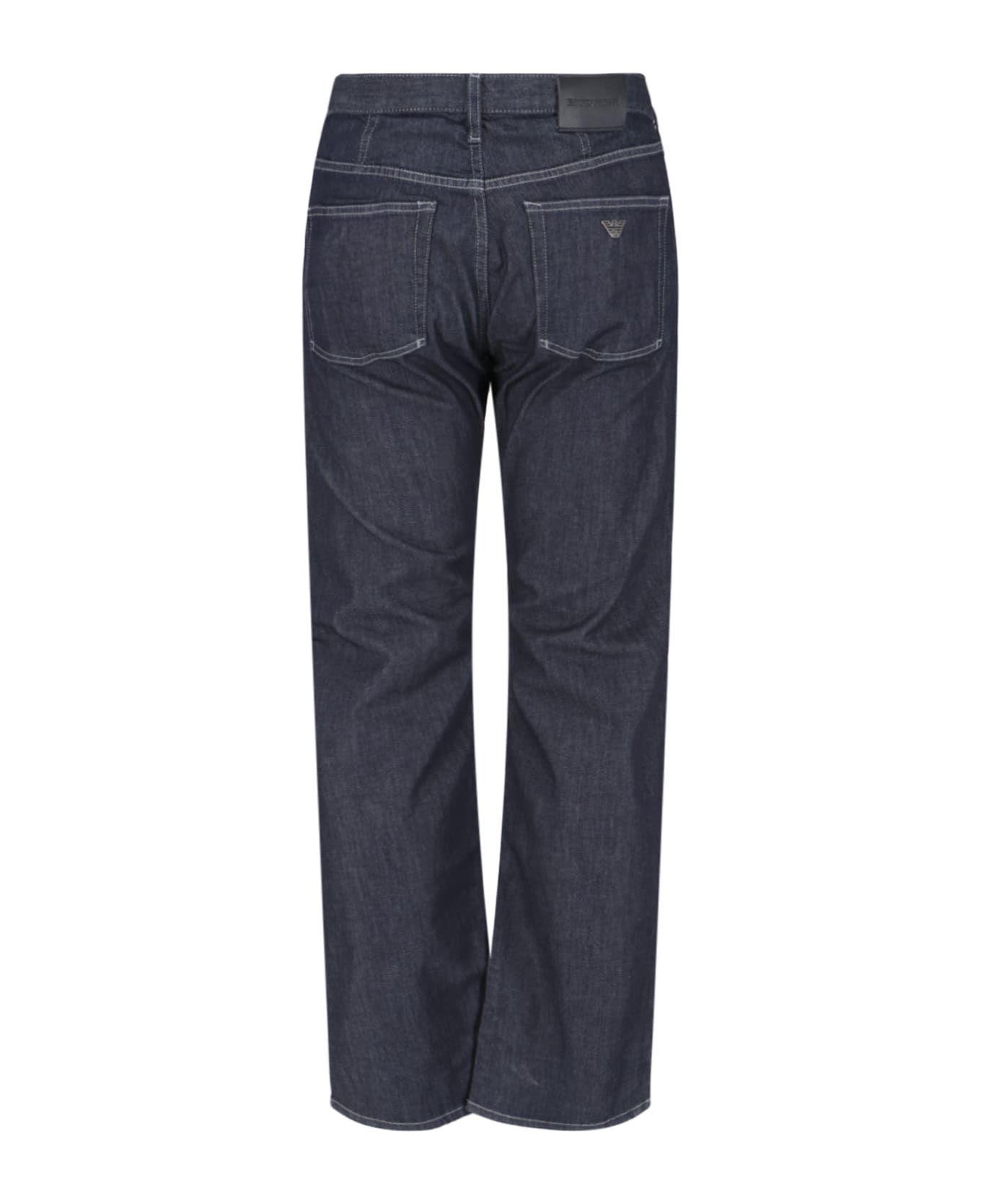 Emporio Armani Straight Jeans - Blue デニム