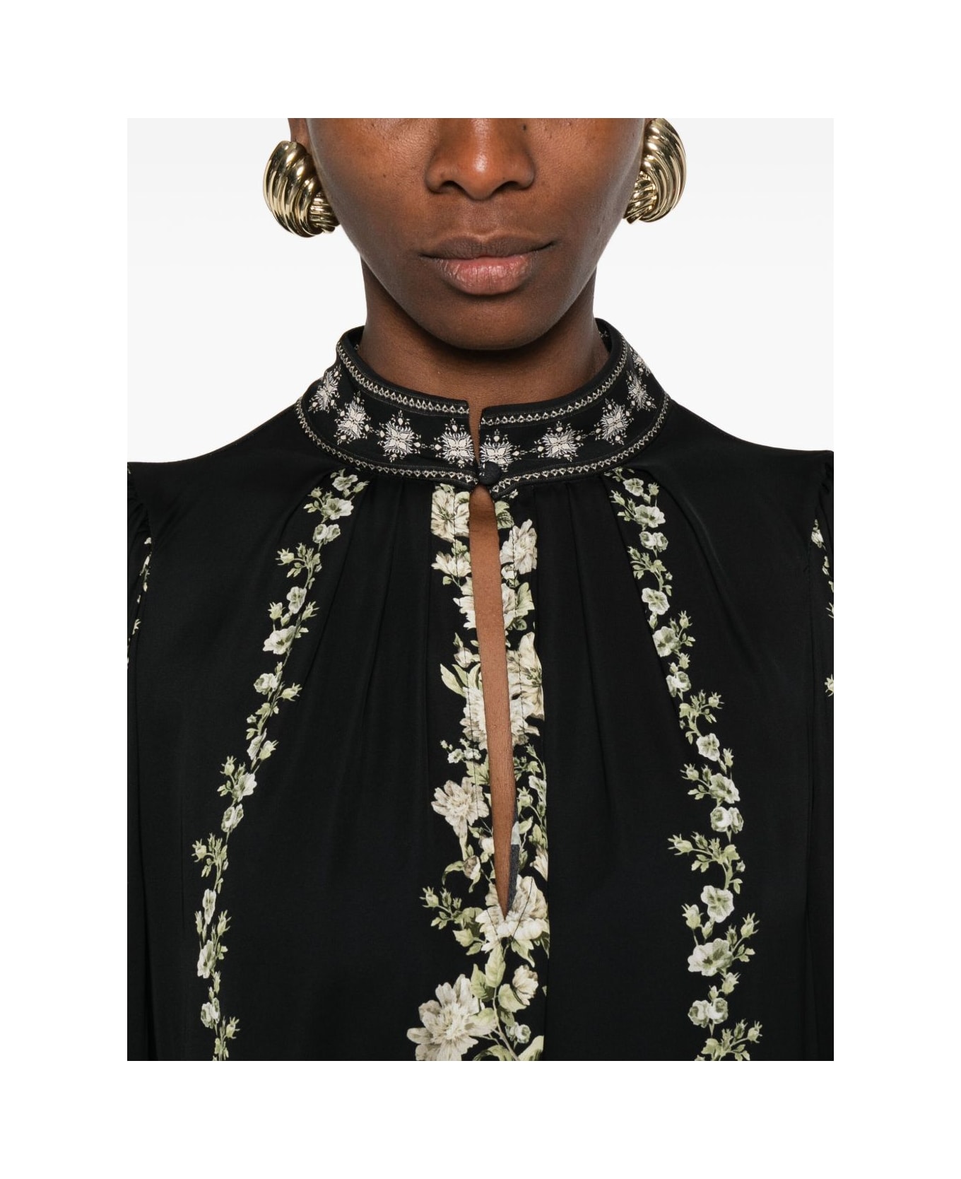 Alice + Olivia Marion Blouse - Black